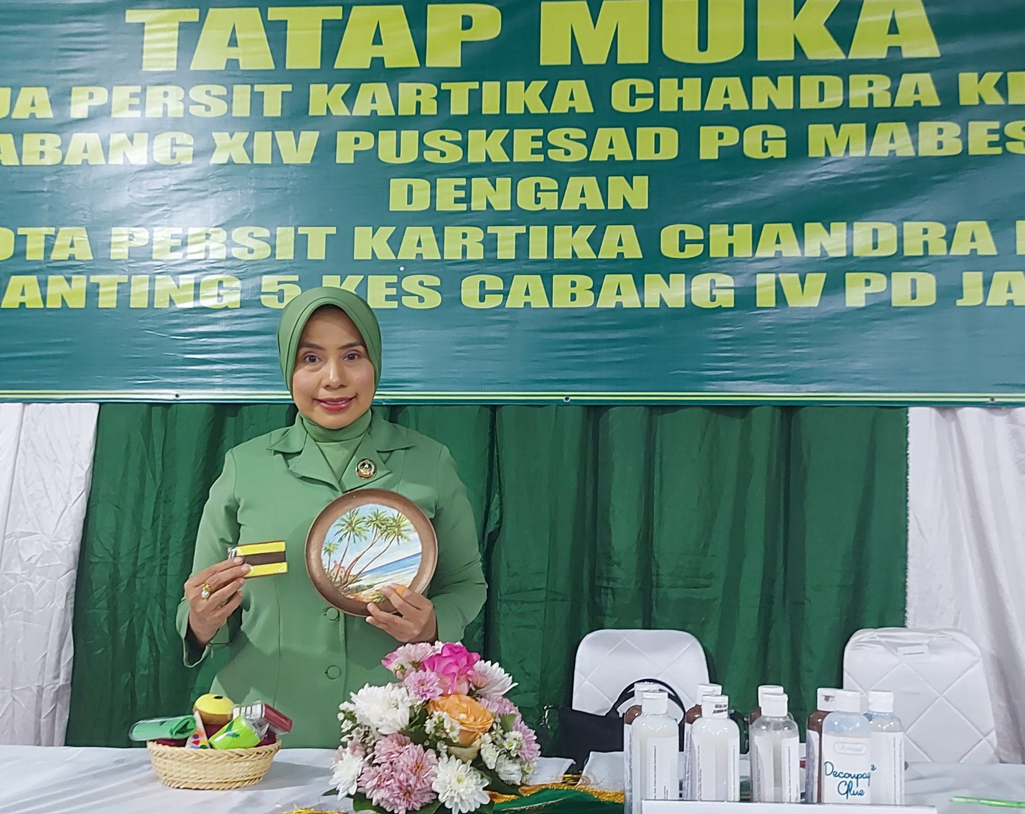 Ketua Persit Kck Cabang Xiv Puskesad Pg Mabesad Banyak Anggota Persit