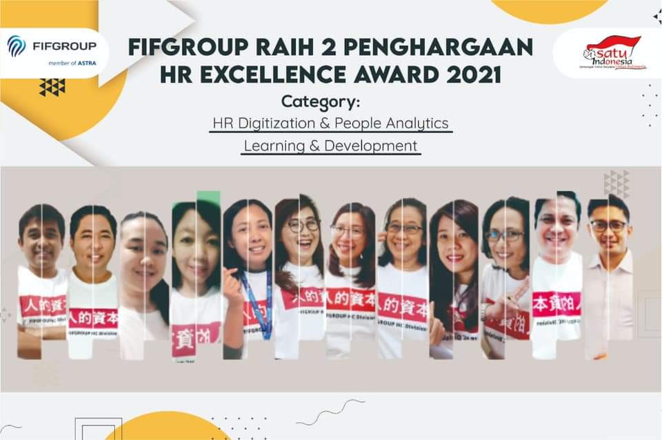Ajang HR Excellence Award 2021 Apresiasi Perusahaan Menjalankan Strategi Pengelolaan Manajemen SDM,  FIFGROUP Raih 2 Penghargaan