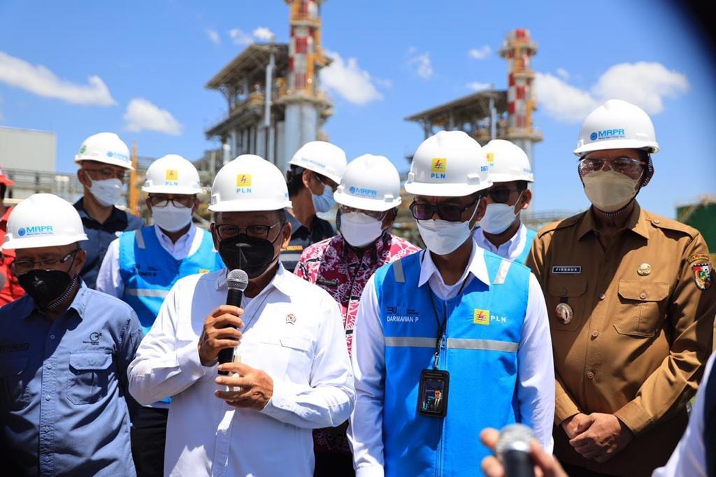 Resmikan PLTGU Riau Berkapasitas 275 Megawatt, Menteri ESDM: Dengan Listrik Andal Dapat Menarik Investor di Pulau Sumatera