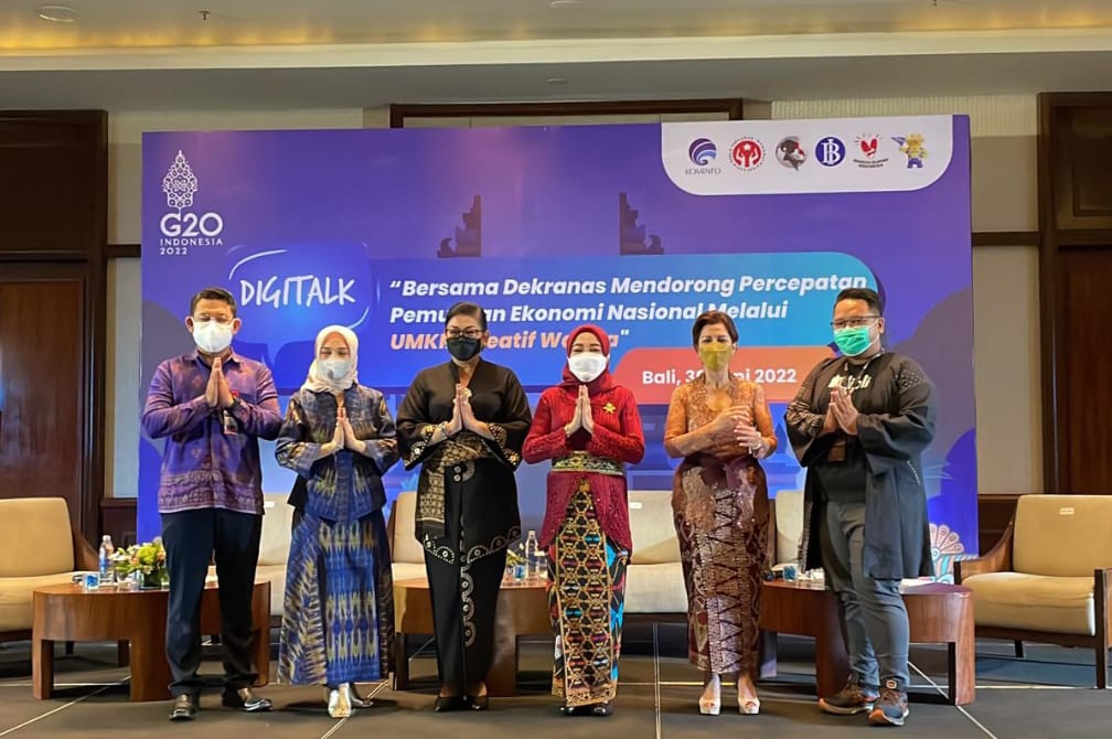 Kominfo Bersama Dekranas Dorong Percepatan Pemulihan Ekonomi Nasional Melalui UMKM Kreatif Wastra