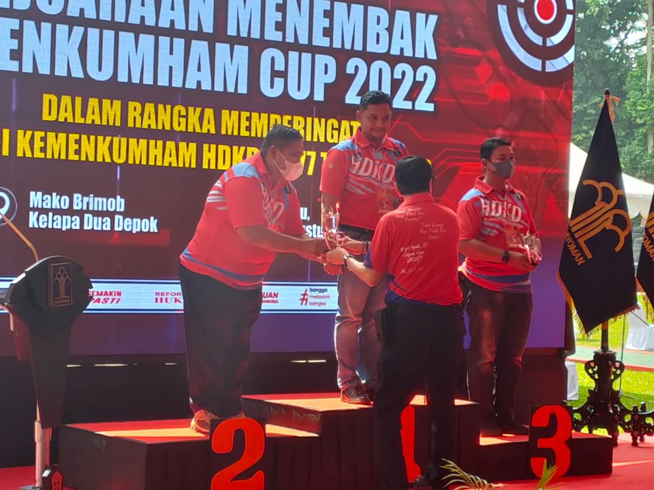Kanwil Kemenkumham Kalsel Kembali Sabet Juara Kedua di Turnamen Menembak Menkumham Cup 2022