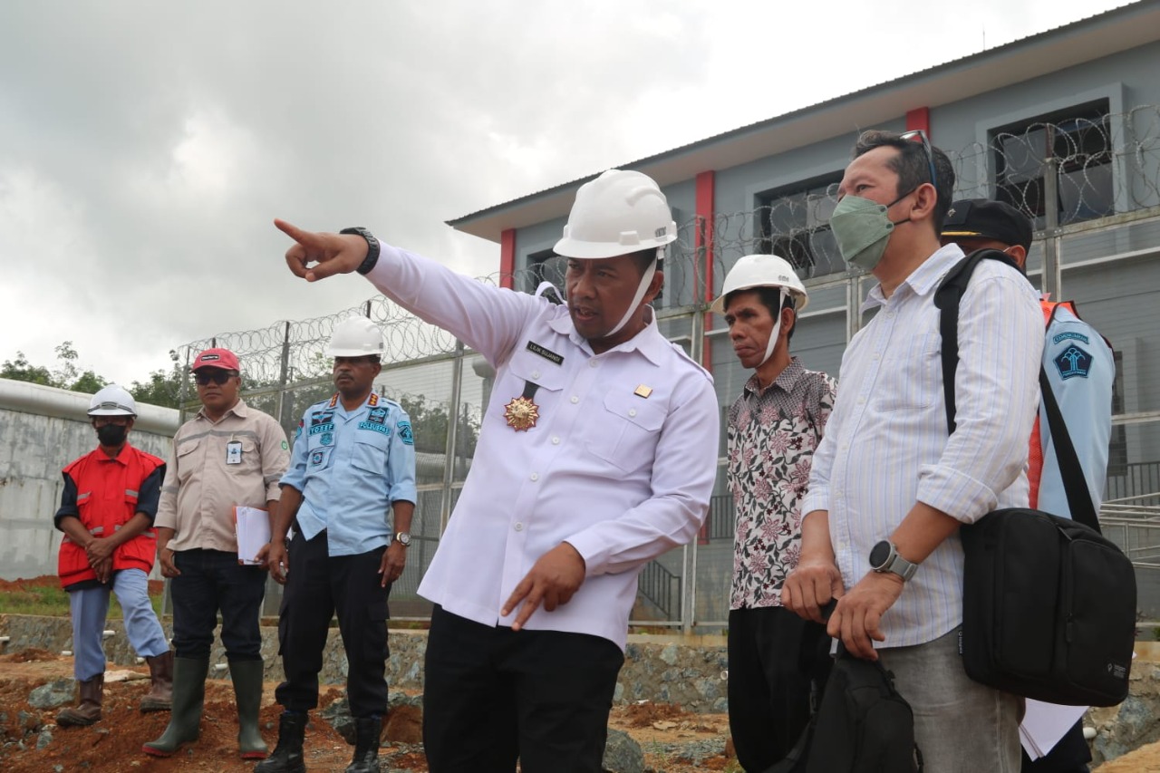 Ground Checking Pembangunan Lapas Batulicin, Kakanwil Tekankan Mitigasi Risiko