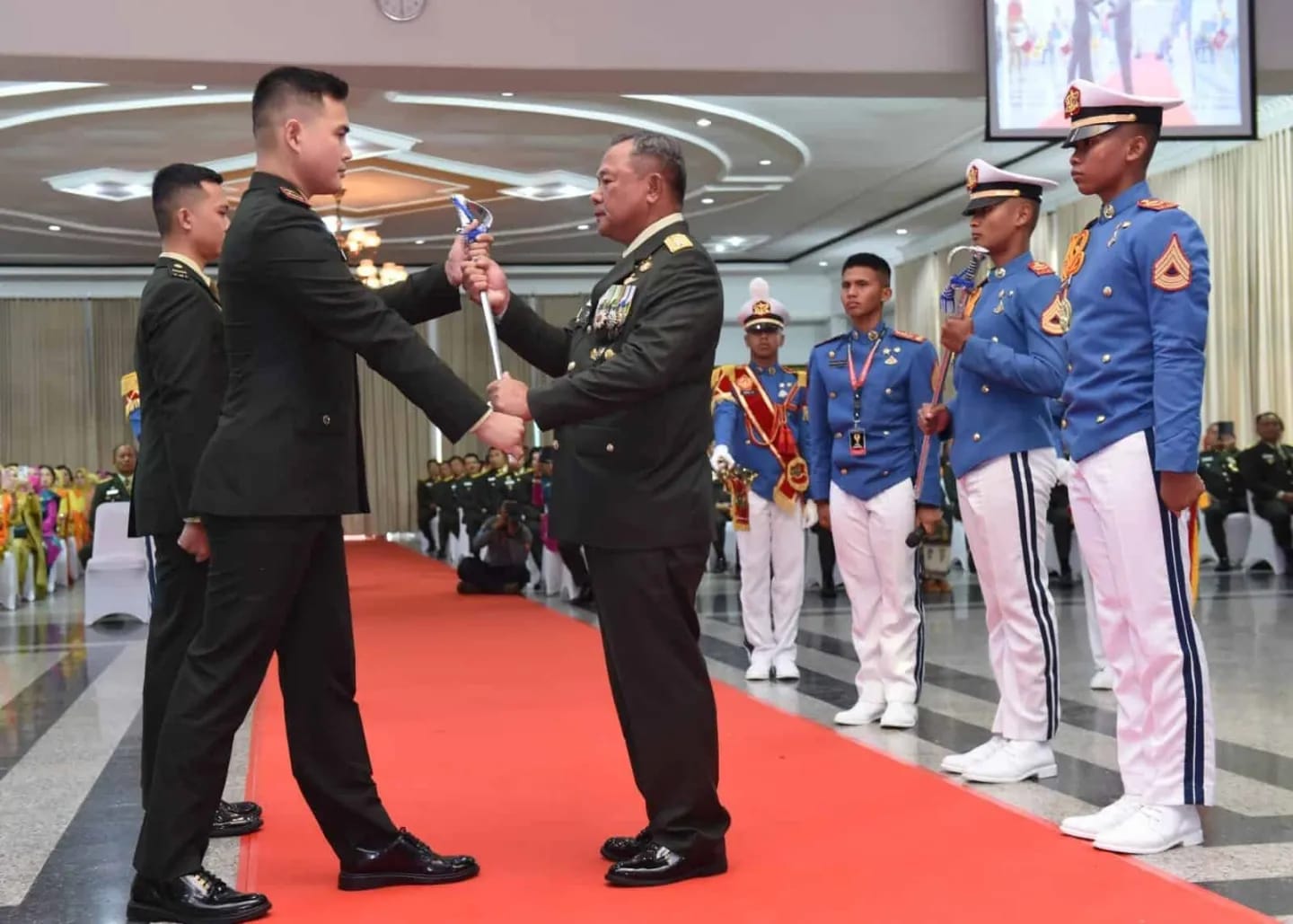 Upacara Wisuda Purna Wira 164 Perwira Tinggi TNI AD