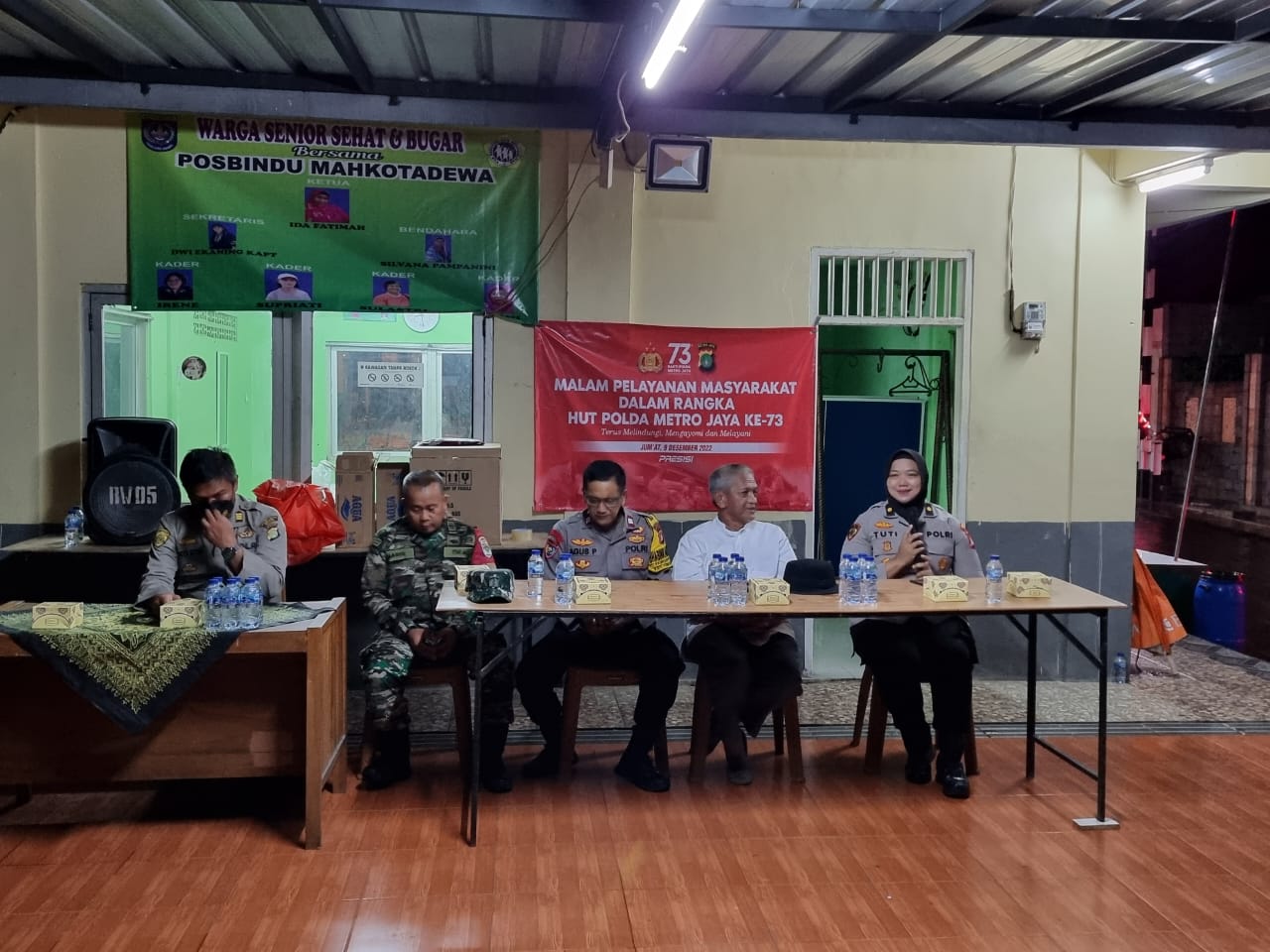 Dalam Ranga HUT Polda Metro Jaya Ke-73, Polres Depok Selenggarakan Malam Pelayanan Mayarakat