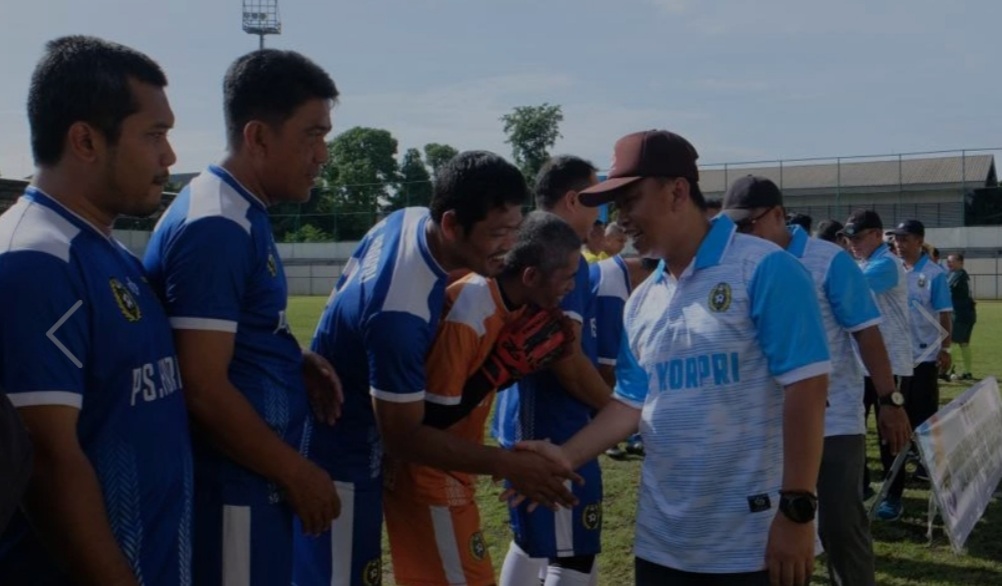 Buka Turnamen Sepak Bola Antar Korpri se-Jabodetabek, Sekada Kota Depok: Kalah Menang Soal Biasa