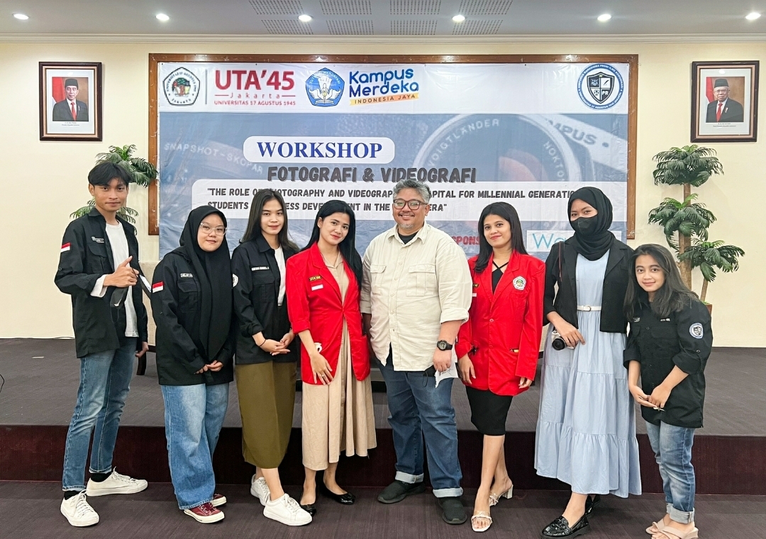 Tingkatkan Keahlian Mahasisawa Bidang Fotografi, UTA’45 Jakarta Selenggarakan Seminar