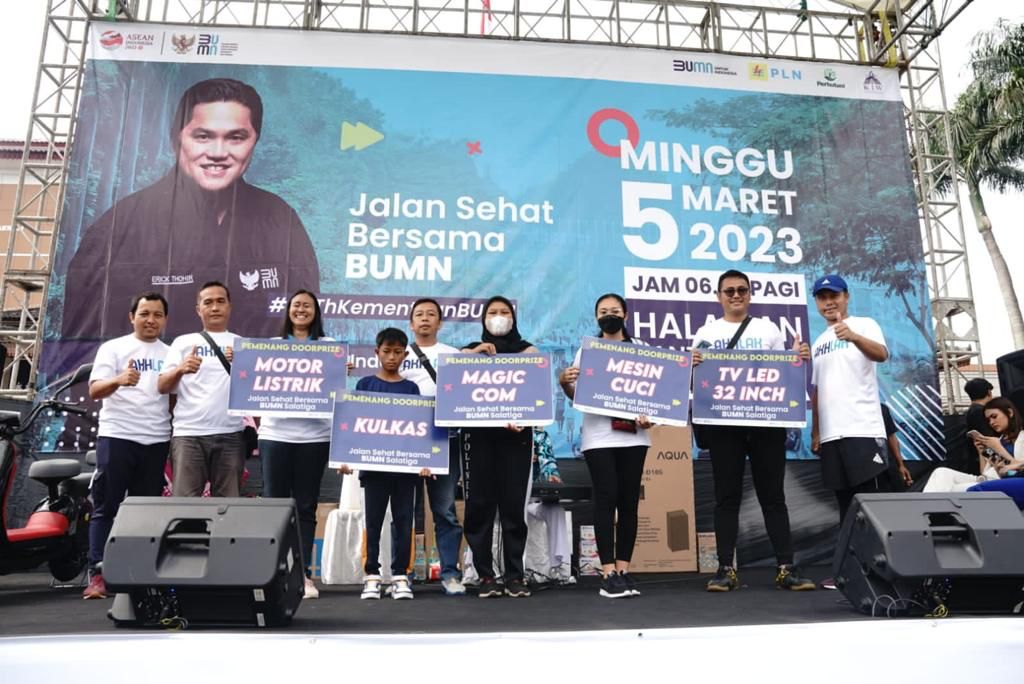 Sukses Jalan Sehat HUT ke-25 BUMN Bukti Dukungan PLN Memberdayakan Masyarakat