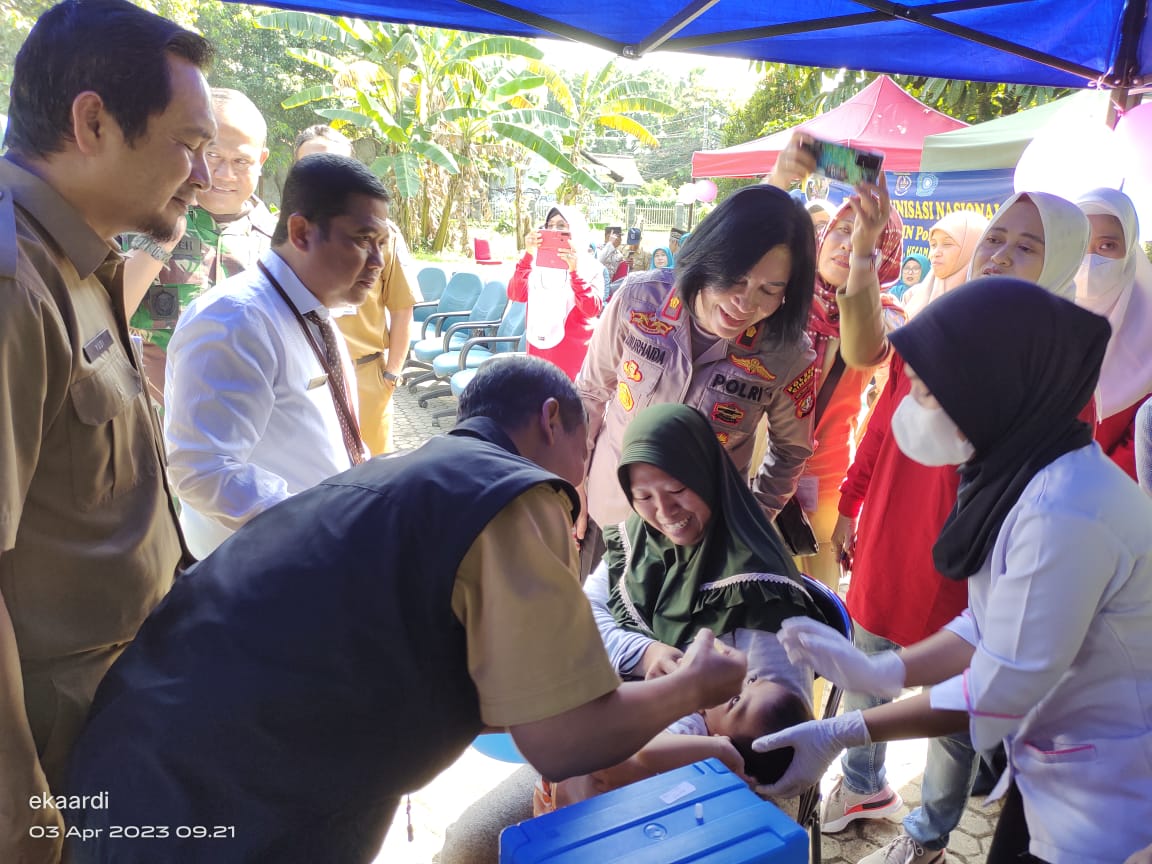 PIN Polio Serentak di Kota Depok, Kecamatan Cinere Berlangsung di Sembilan Posyandu