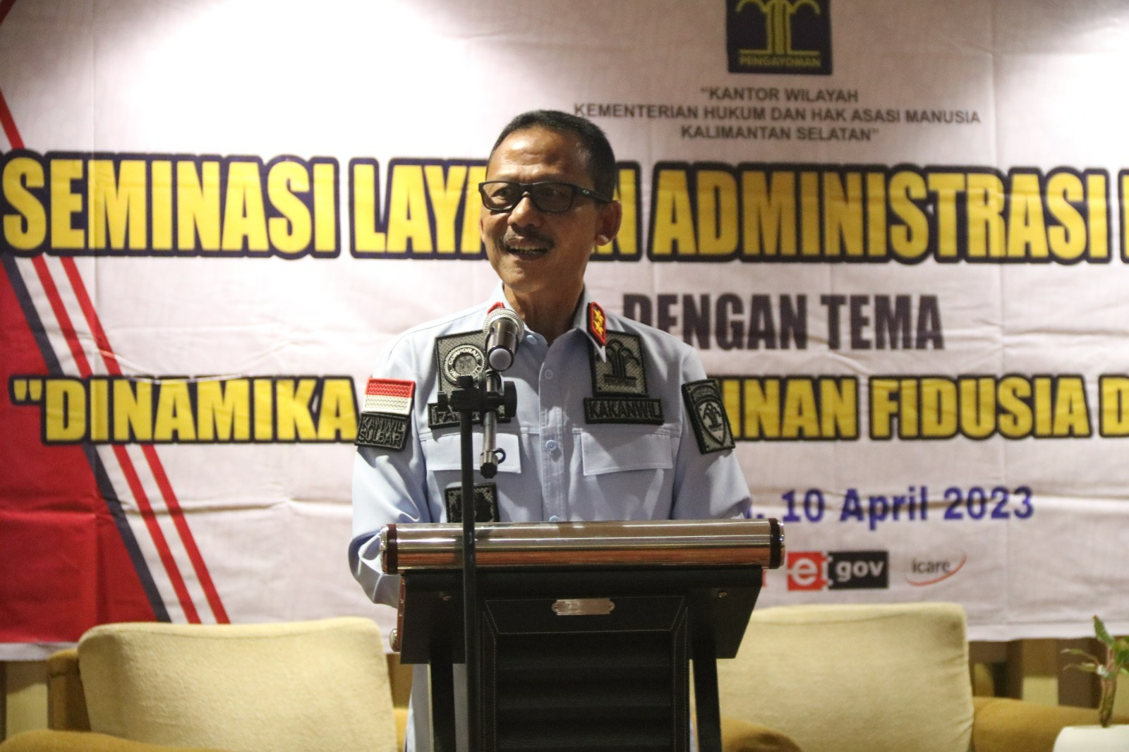 Kanwil Kumham Kalsel Gelar Diseminasi Hukum Layanan Fidusia Kanwil Kumham Kalsel Gelar Diseminasi Hukum Layanan Fidusia