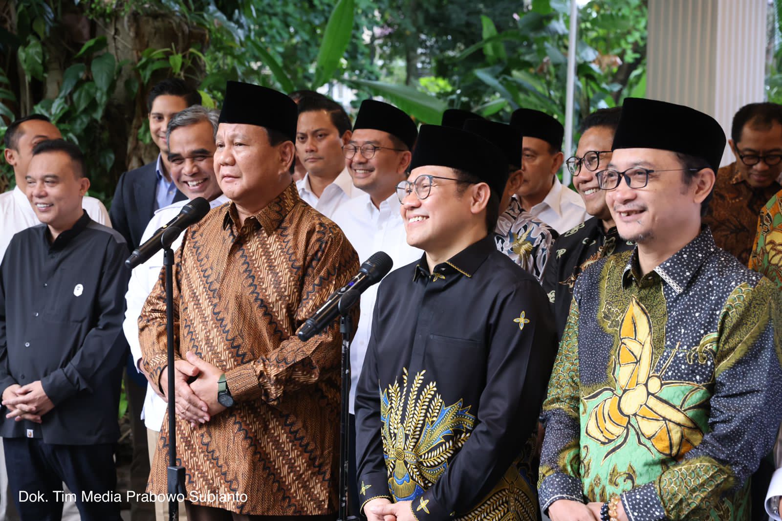 Sambangi Kertanegara, Gus Muhaimin Ucapkan Selamat atas Elektabilitas Prabowo