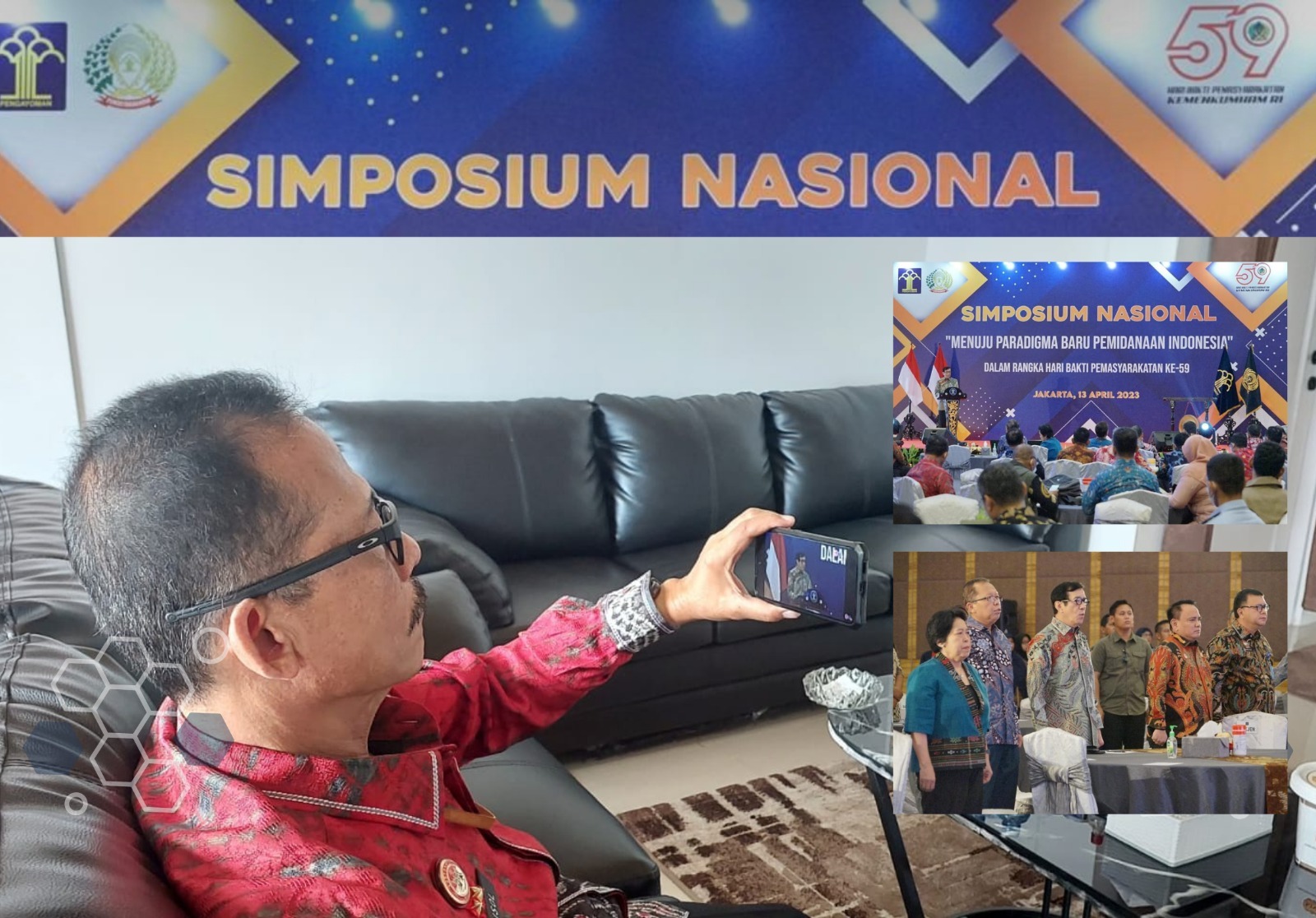 Menuju Paradigma Baru Pemidanaan Indonesia, Arahan Menkumham pada Simposium Nasional HBP-59