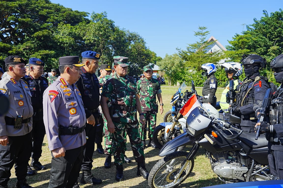 Apel Gelar Pasukan, Kapolri dan Panglima Tegaskan TNI-Polri Bersinergi Amankan KTT ASEAN