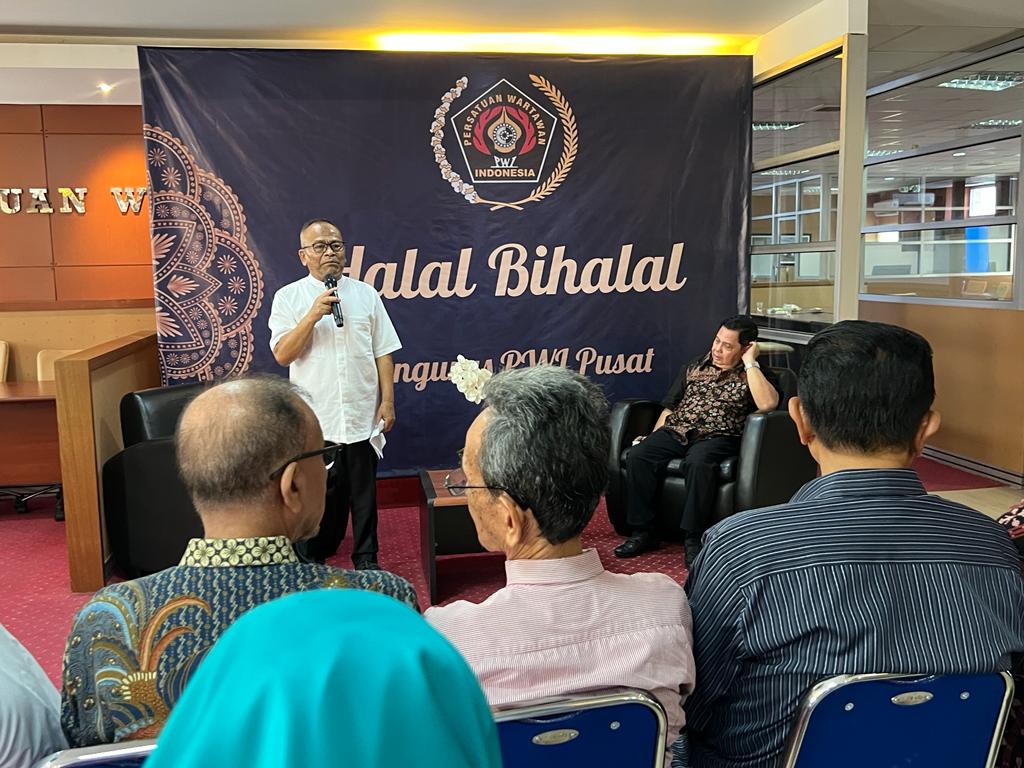 Atal S Depari Kemukakan Rencana Kongres PWI September 2023 di Halal Bihalal PWI Pusat