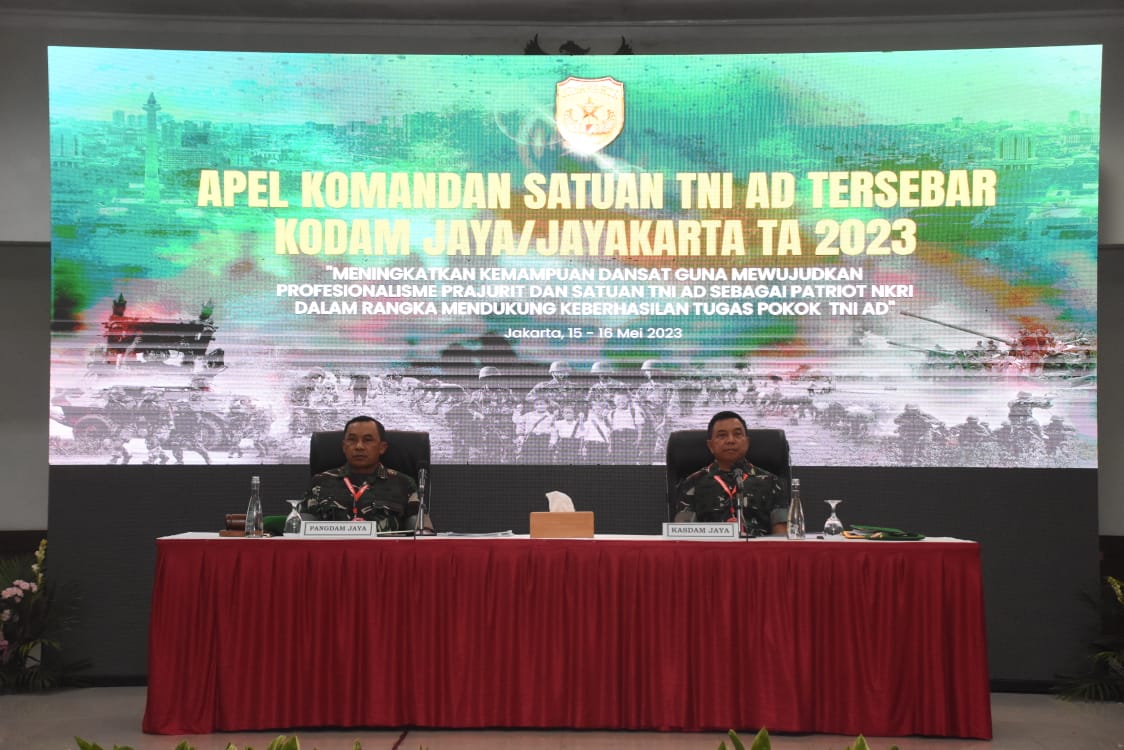 Pangdam Jaya Resmi Membuka Apel  Dansat Tersebar TA 2023 Jajaran Kodam Jaya 