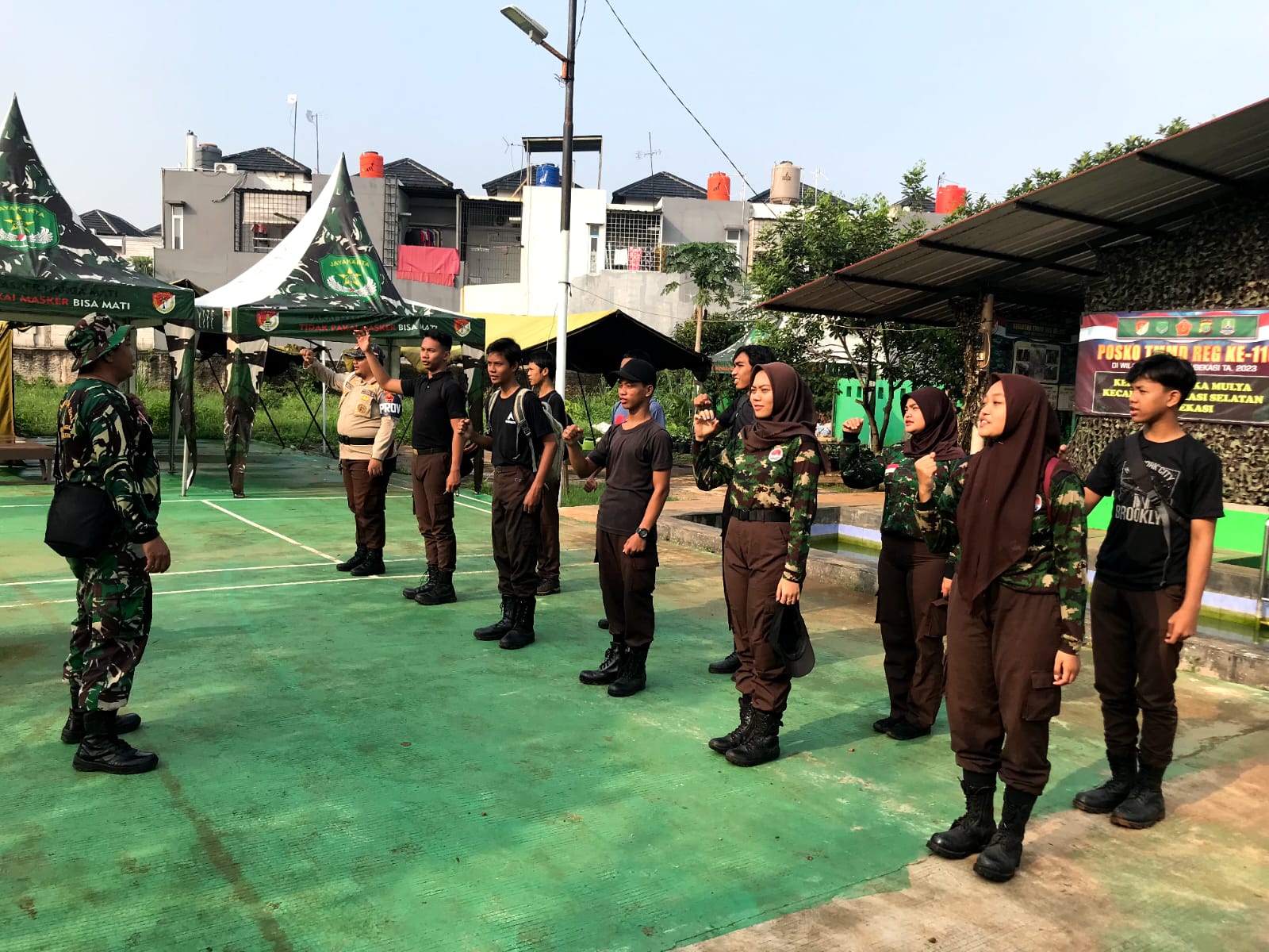 Wujud Bakti Pramuka Saka Wira Kartika Sukseskan TMMD 116 