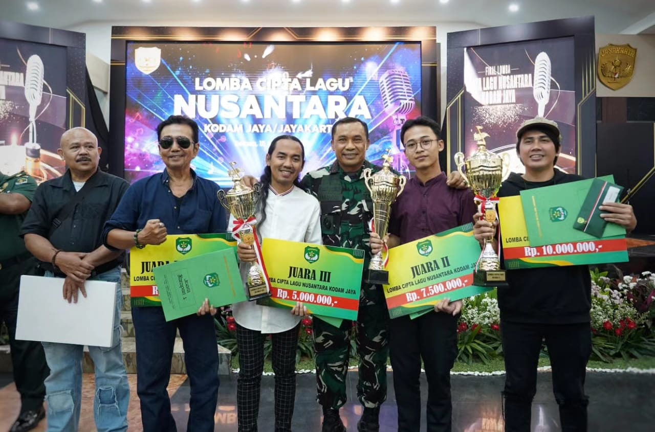Kodam Jaya Sukses Selenggarakan Lomba Cipta Lagu Nusantara