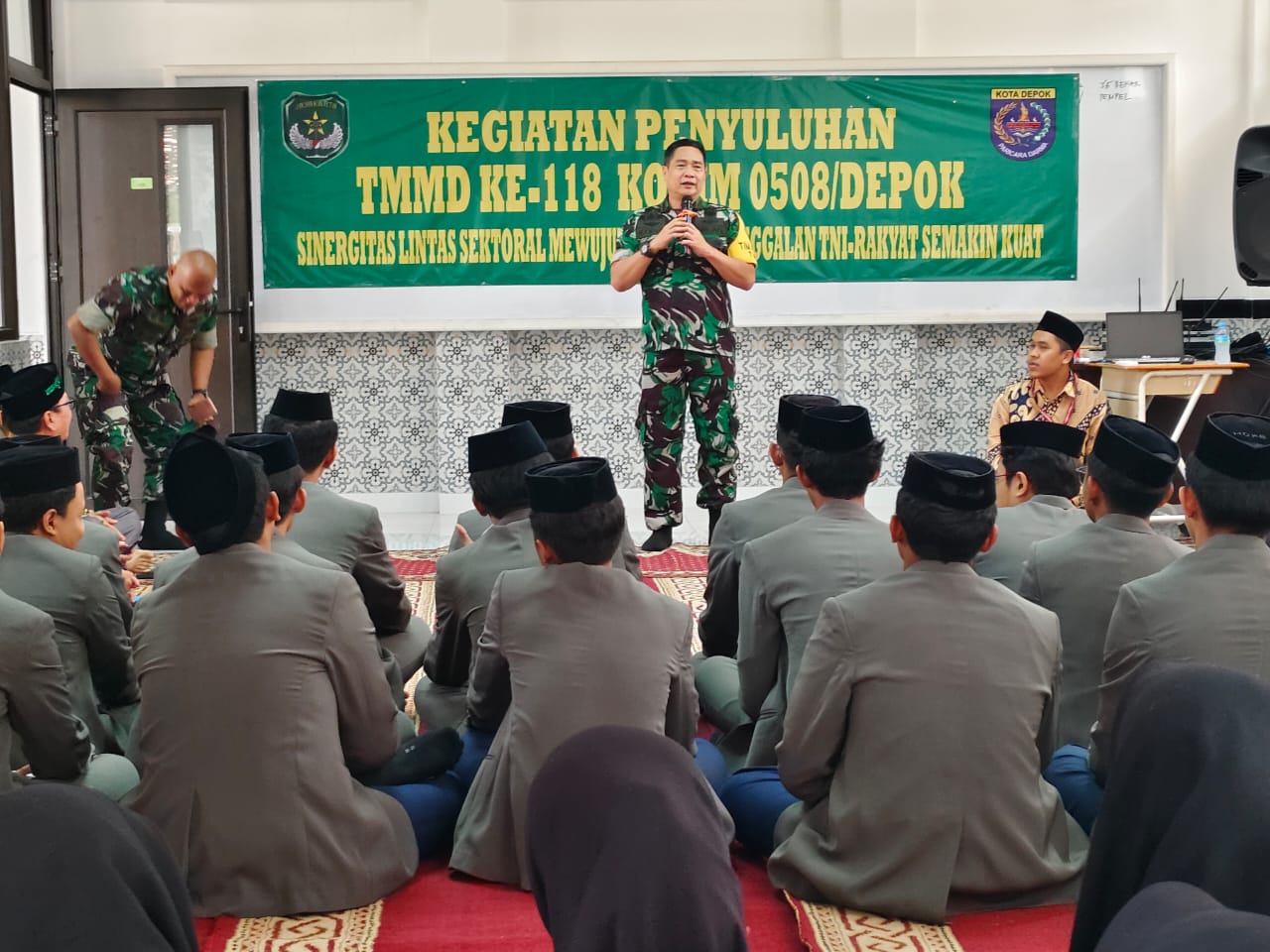 Wasev Mabesad Kunjungi Yayasan dan Pondok Pesantren Al Hamidiyah Depok Dalam Rangka Program TMMD
