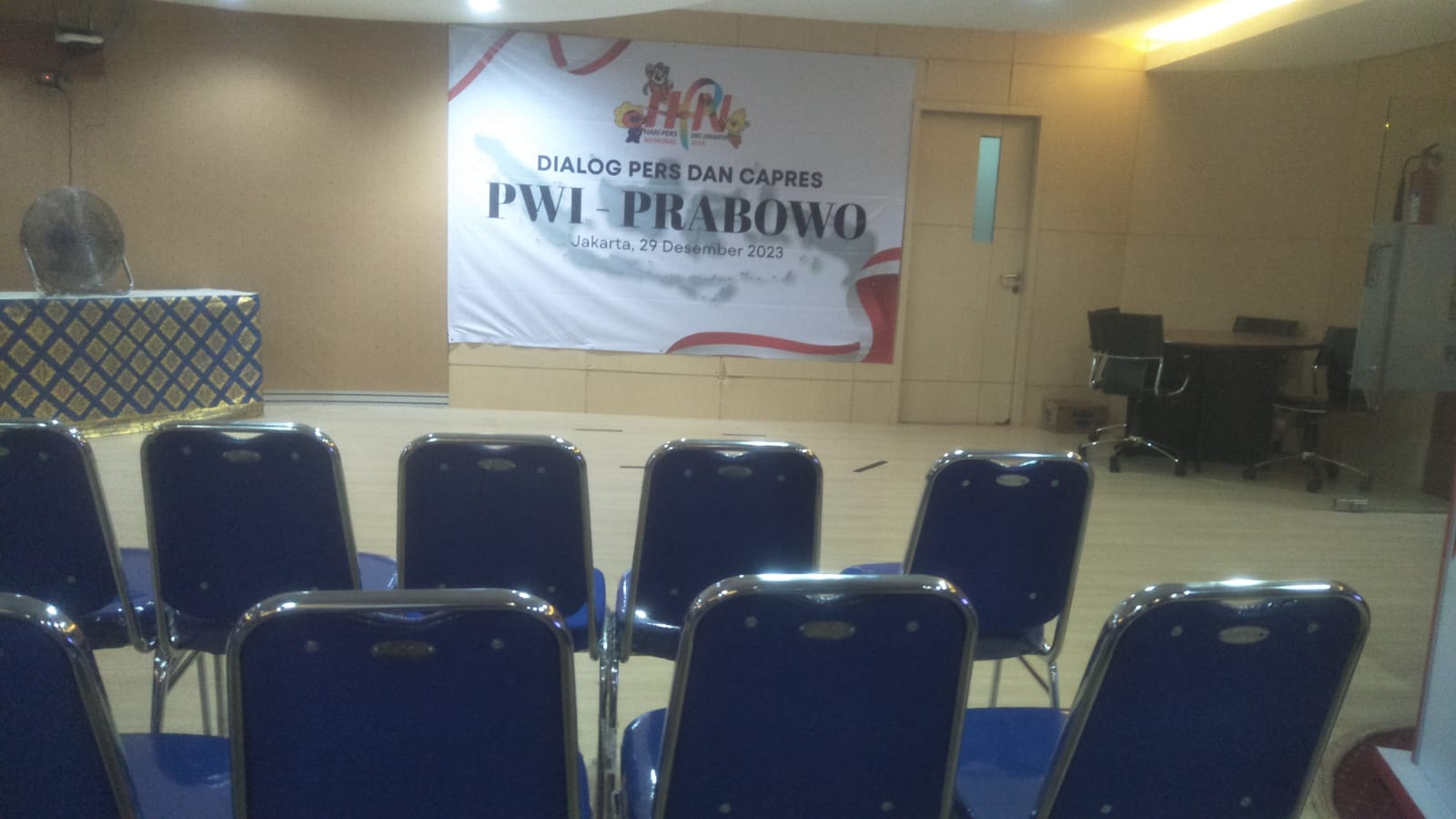 Capres Prabowo Pastikan Hadir di PWI Pusat 4 Januari 2024