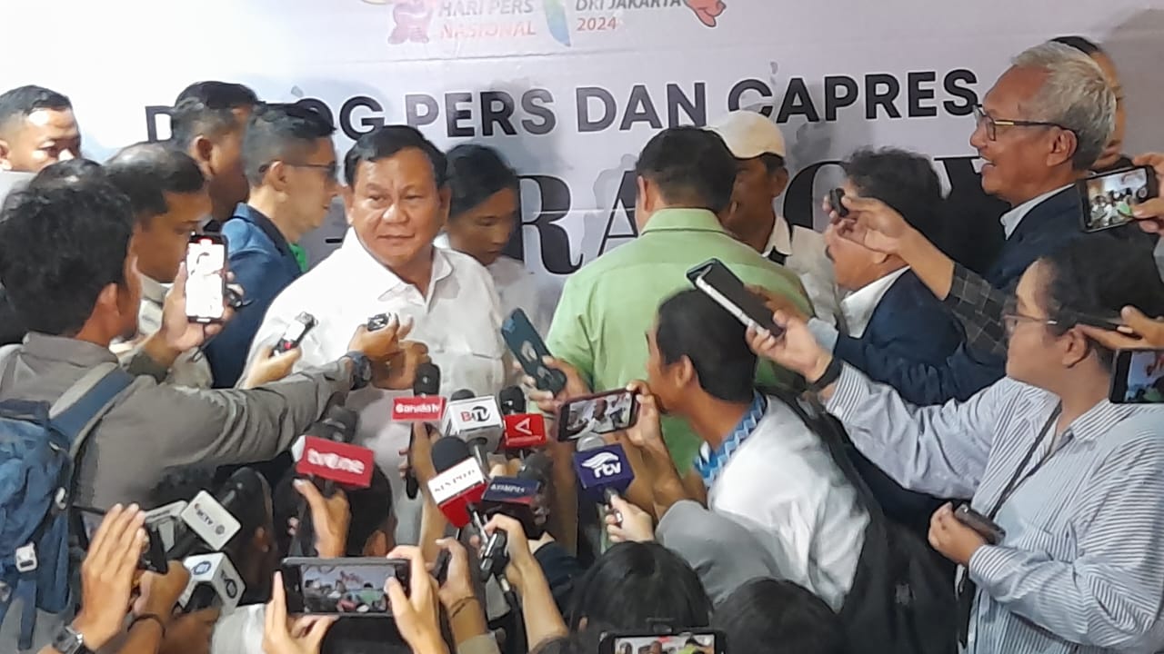 Capres Prabowo Bicara Kebebasan Pers