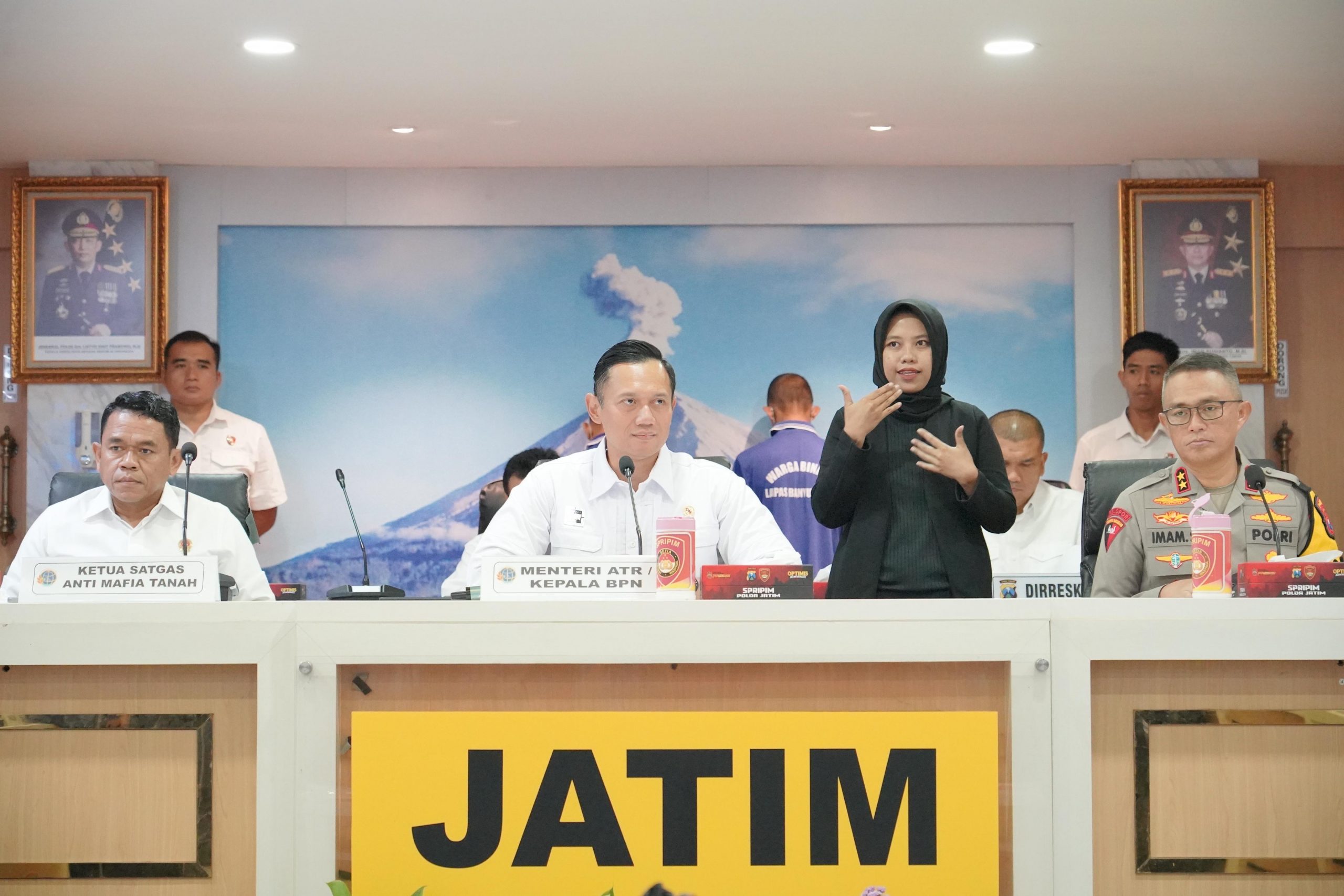 Ungkap Target Operasi Tindak Pidana Pertanahan di Jatim, Menteri ATR/Kepala BPN: Mafia Tanah Merugikan Rakyat dan Negara
