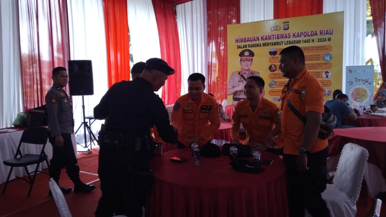 Operasi Ketupat Lancang Kuning 2024, Sat Brimob Polda Riau Laksanakan Patroli