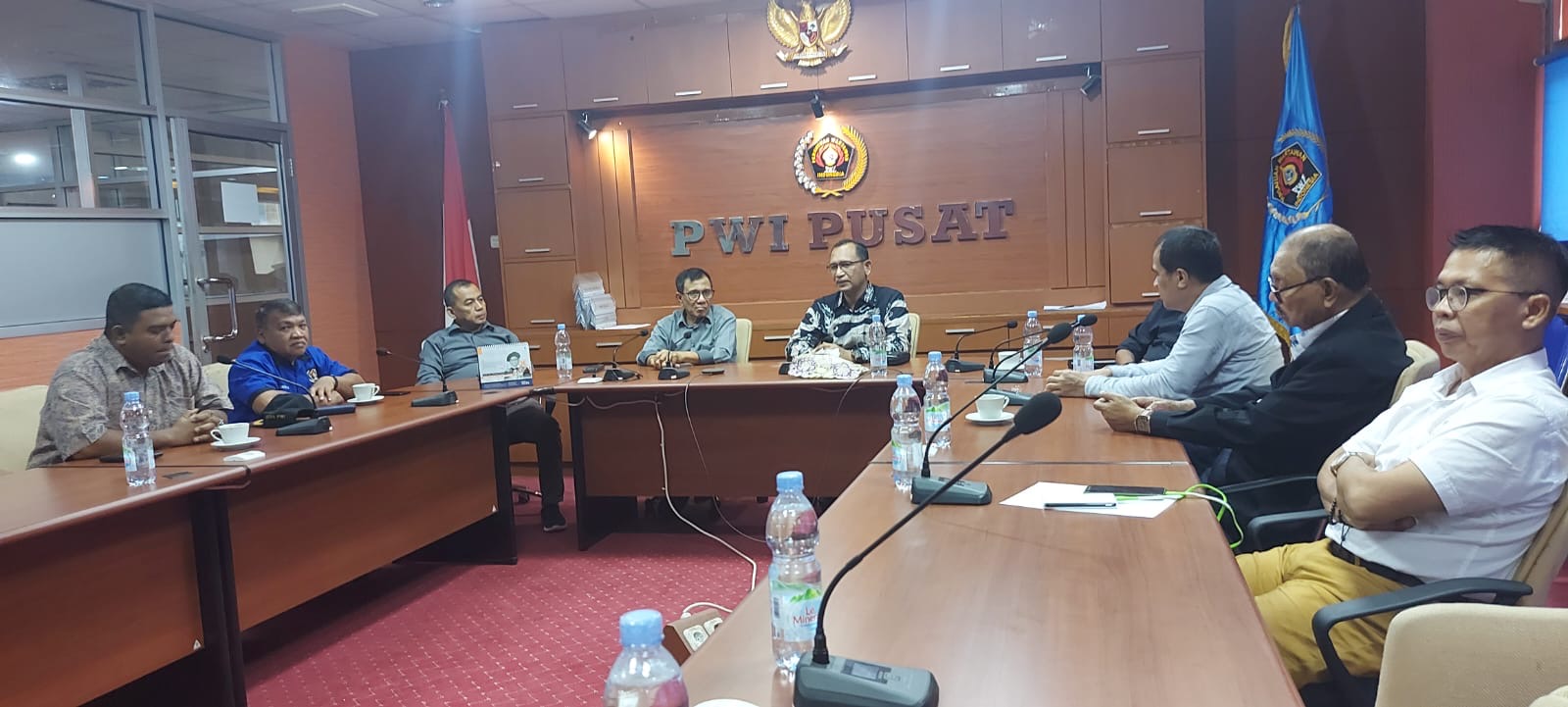 Pj Bupati Aceh Selatan Silaturahmi ke Pengurus PWI Pusat