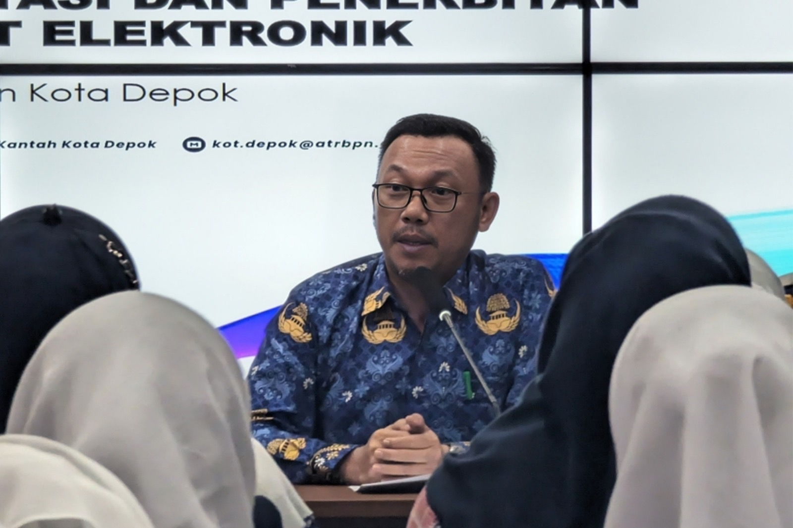 Juni, BPN Kota Depok Launching Kantor Elektronik