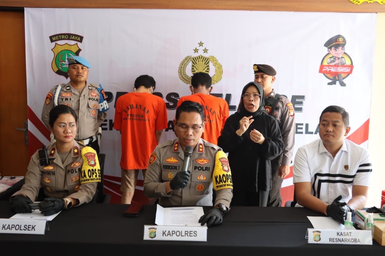 364,8 Gram Sabu Kemasan Teh Herbal Disita Polisi di Muara Angke