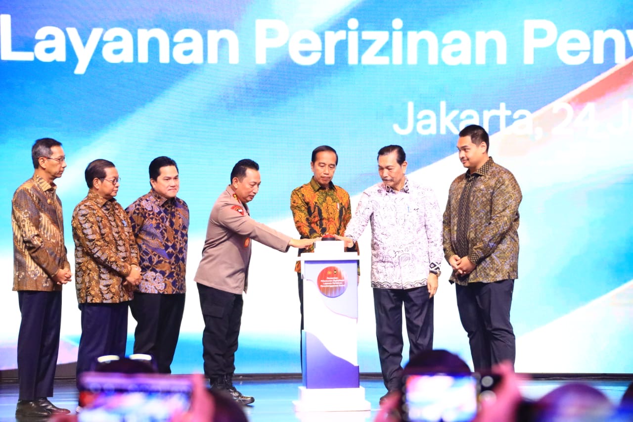 Presiden Apresiasi Polri Luncurkan Sistem OSS Perizinan Event