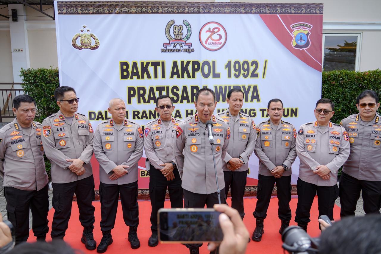 Menyongsong HUT ke-78 Bhayangkara, Akpol 1992 Pratisara Wirya Gelar Bakti Kesehatan Menyongsong HUT ke-78 Bhayangkara, Akpol 1992 Pratisara Wirya Gelar Bakti Kesehatan