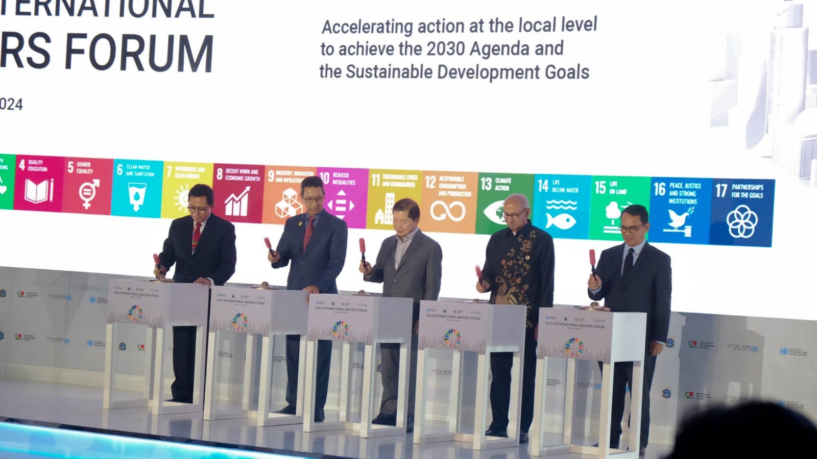 International Mayor Forum 2024, Kemendagri Apresiasi Komitmen Percepatan Implementasi SDGs