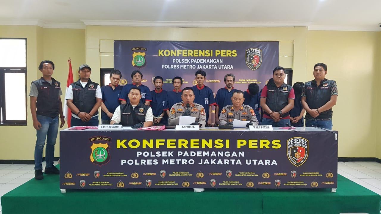 Polsek Pademangan Berhasil Ungkap Kasus Curanmor, Narkotika dan Tawuran