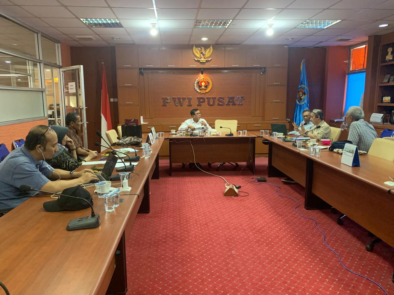 Ketum PWI Pusat Pimpin Rapat Persiapan Launching Anugerah Adinegoro 2024