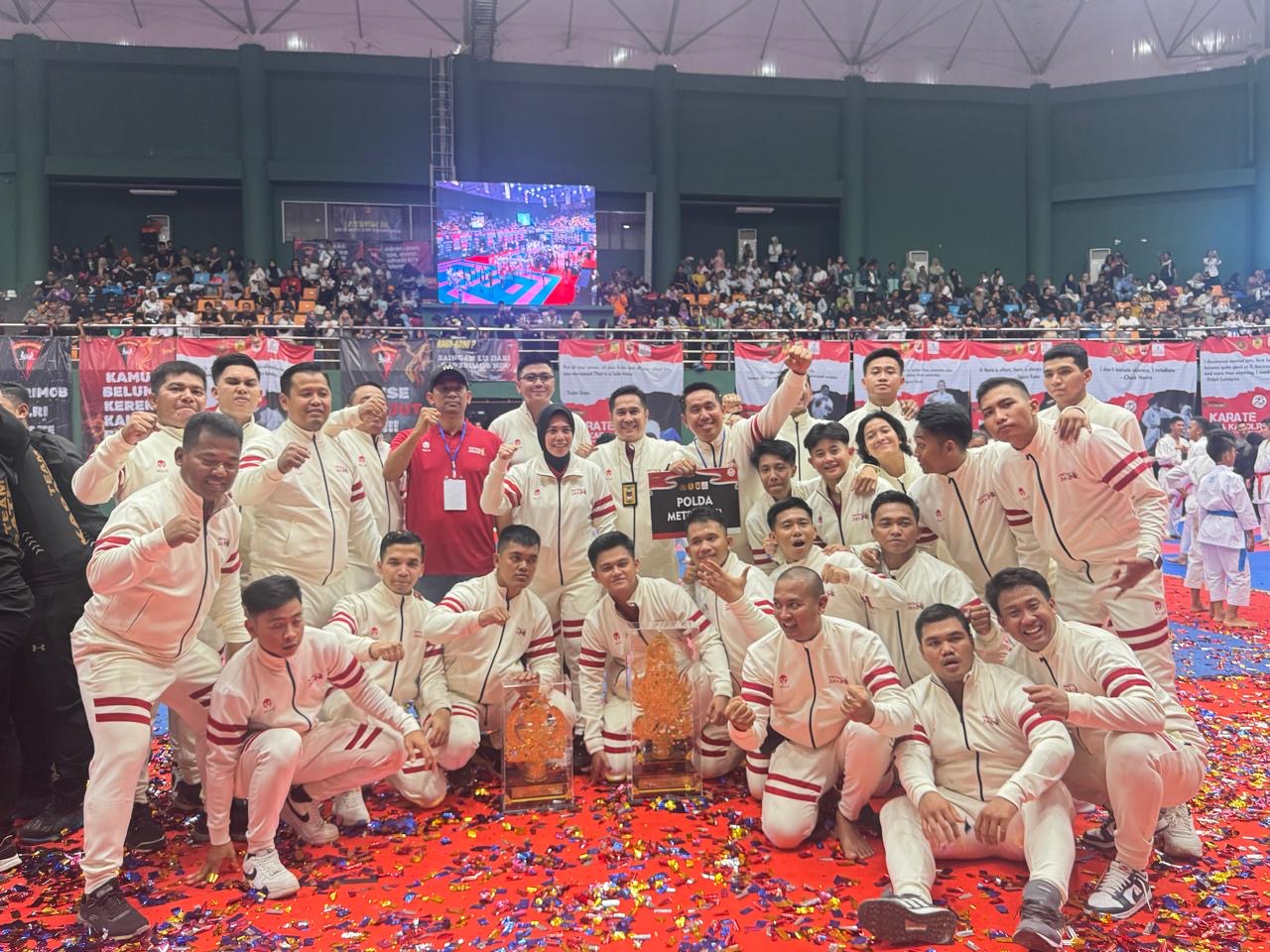 Kejuaraan Nasional Karate Kapolri Cup 2024, Polda Metro Jaya Raih Juara umum