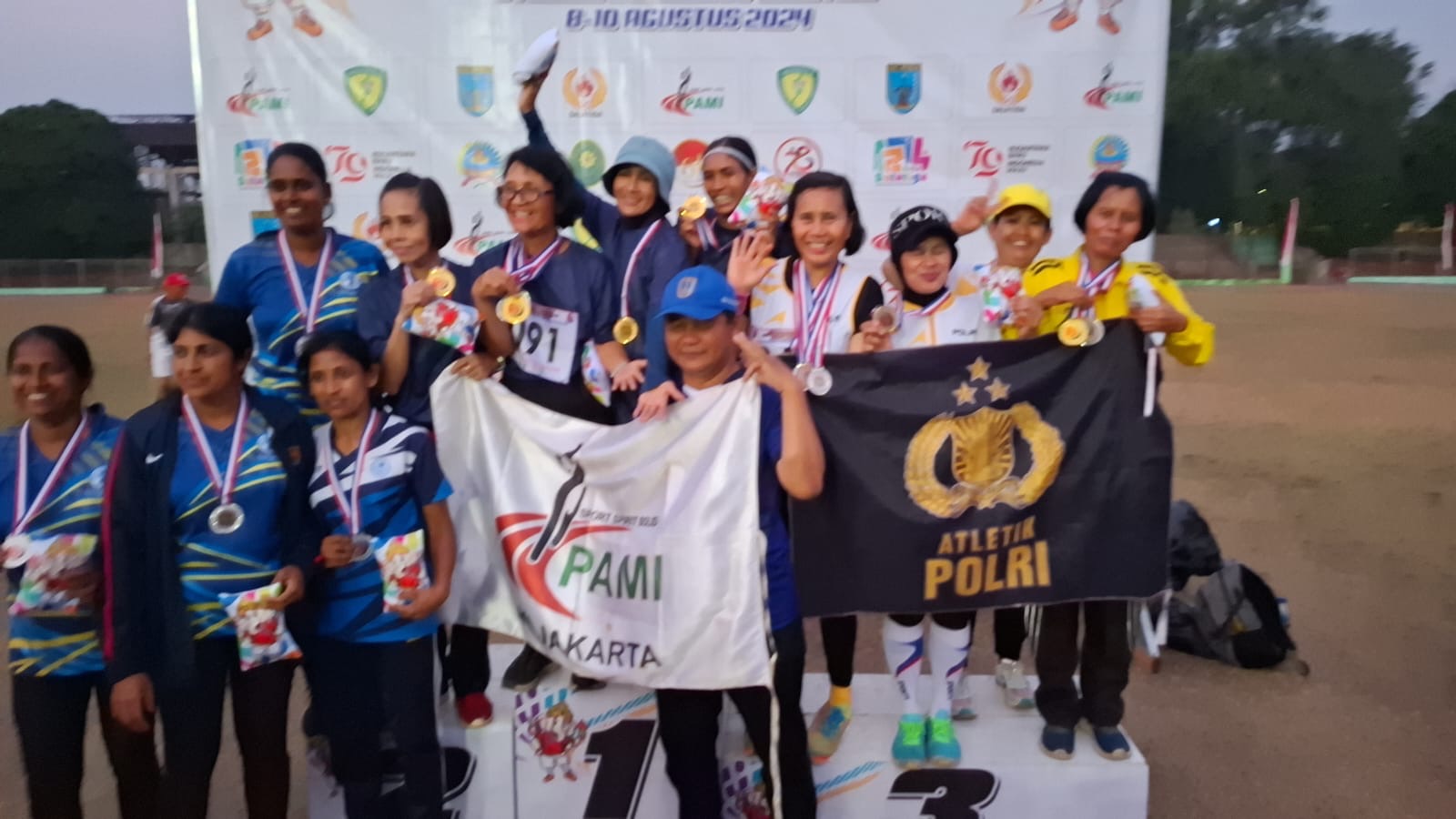 Lima Personel Polda Metro Jaya Raih Medali di Ajang Masters Athletics Championships III