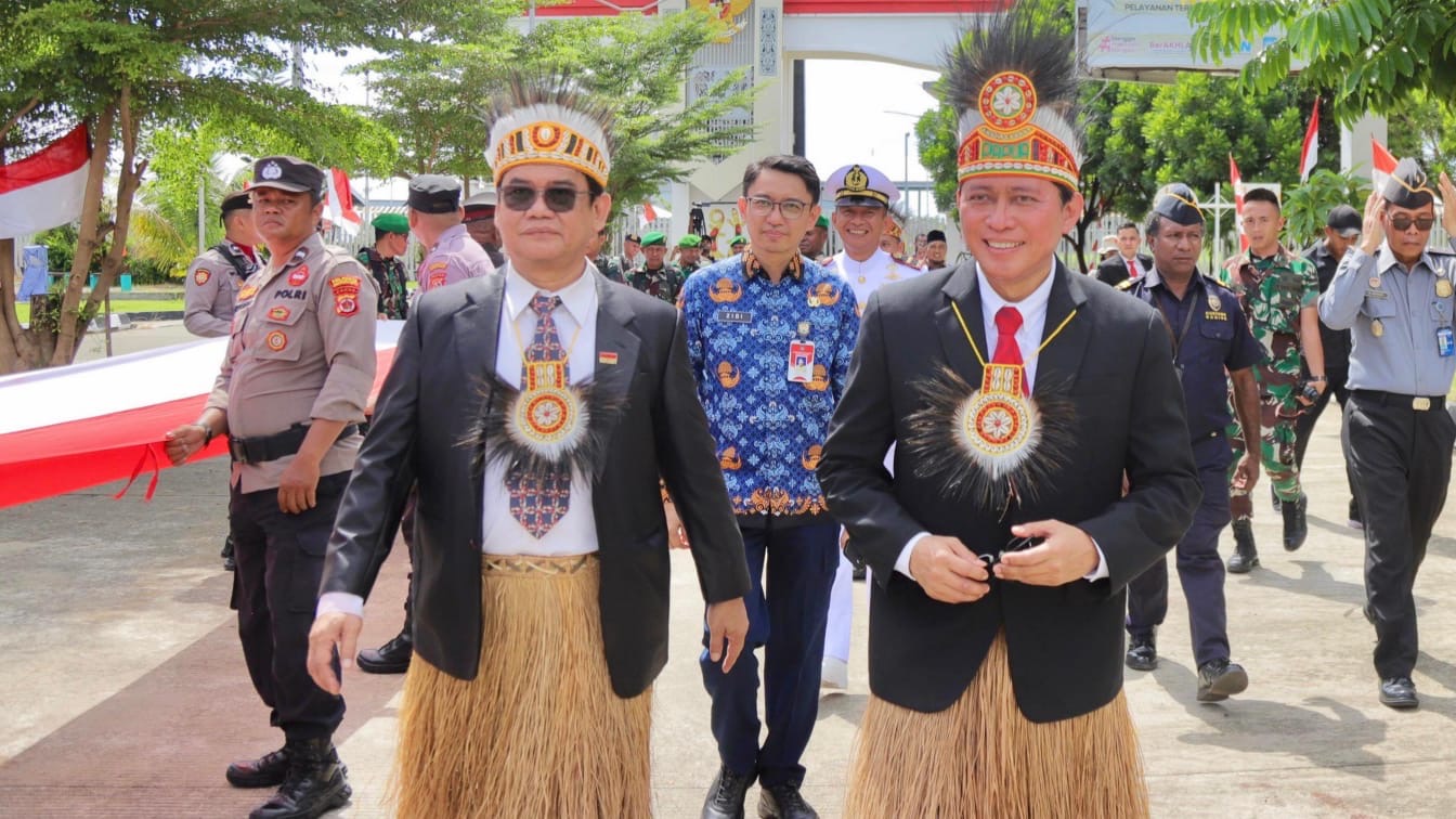 Dirjen Bina Bangda: Peringatan HUT ke-79 Wujud Komitmen Pemerintah di Perbatasan Indonesia – Papua Nugini