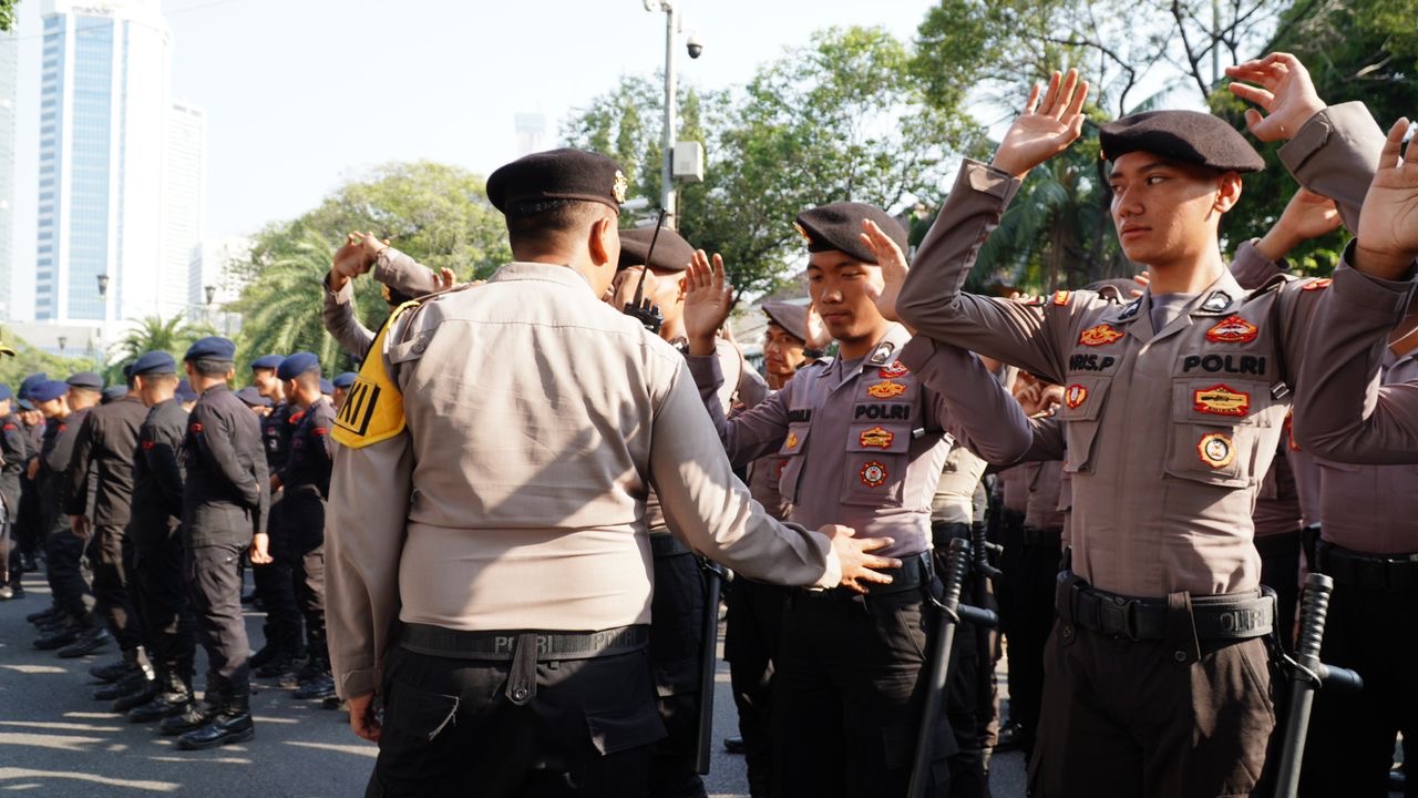 Polri Siapkan 1.676 Personil, Amankan Obyek Vital di Wilayah Jakarta Pusat