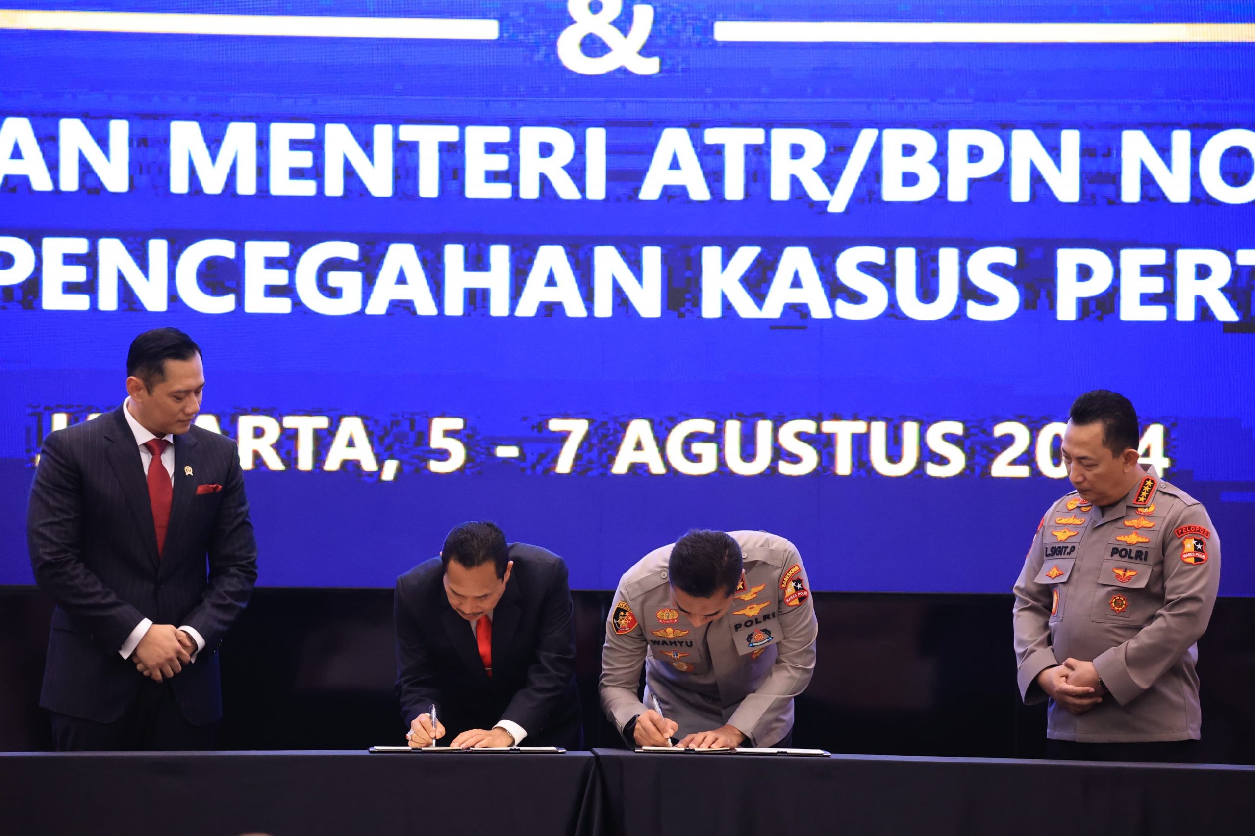 Polri dan Menteri ATR/BPN Perkuat Sinergitas Pemberantasan Mafia Tanah