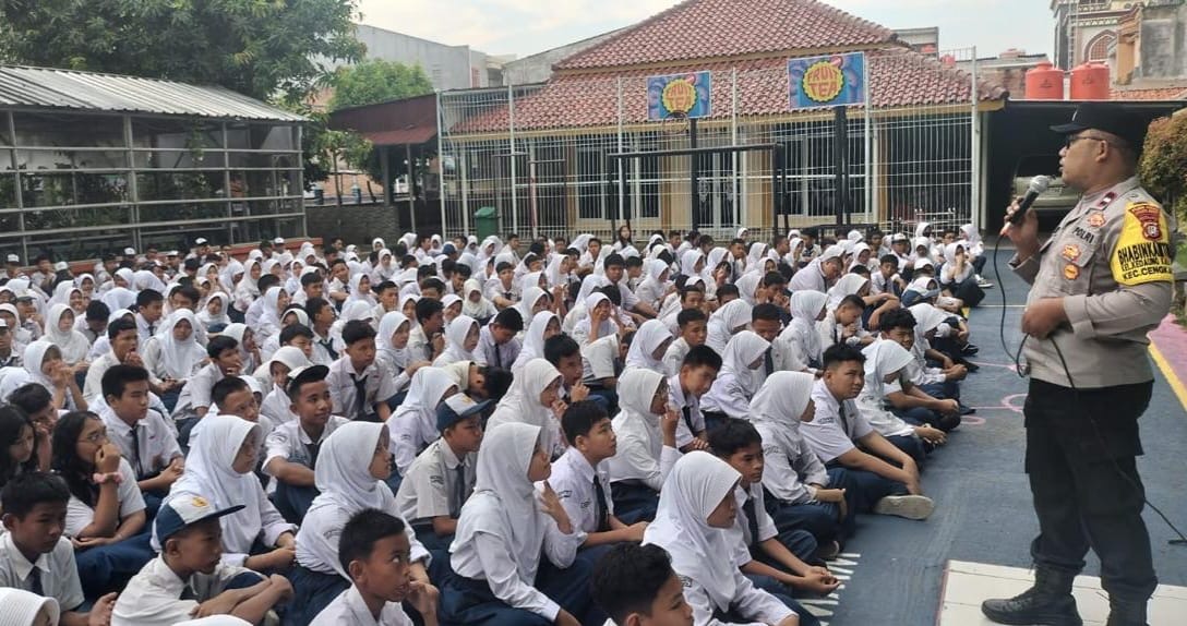 Cegah Tawuran Antar Pelajar, Polsek Cengkareng Sampaikan Edukasi Bahaya Tawuran