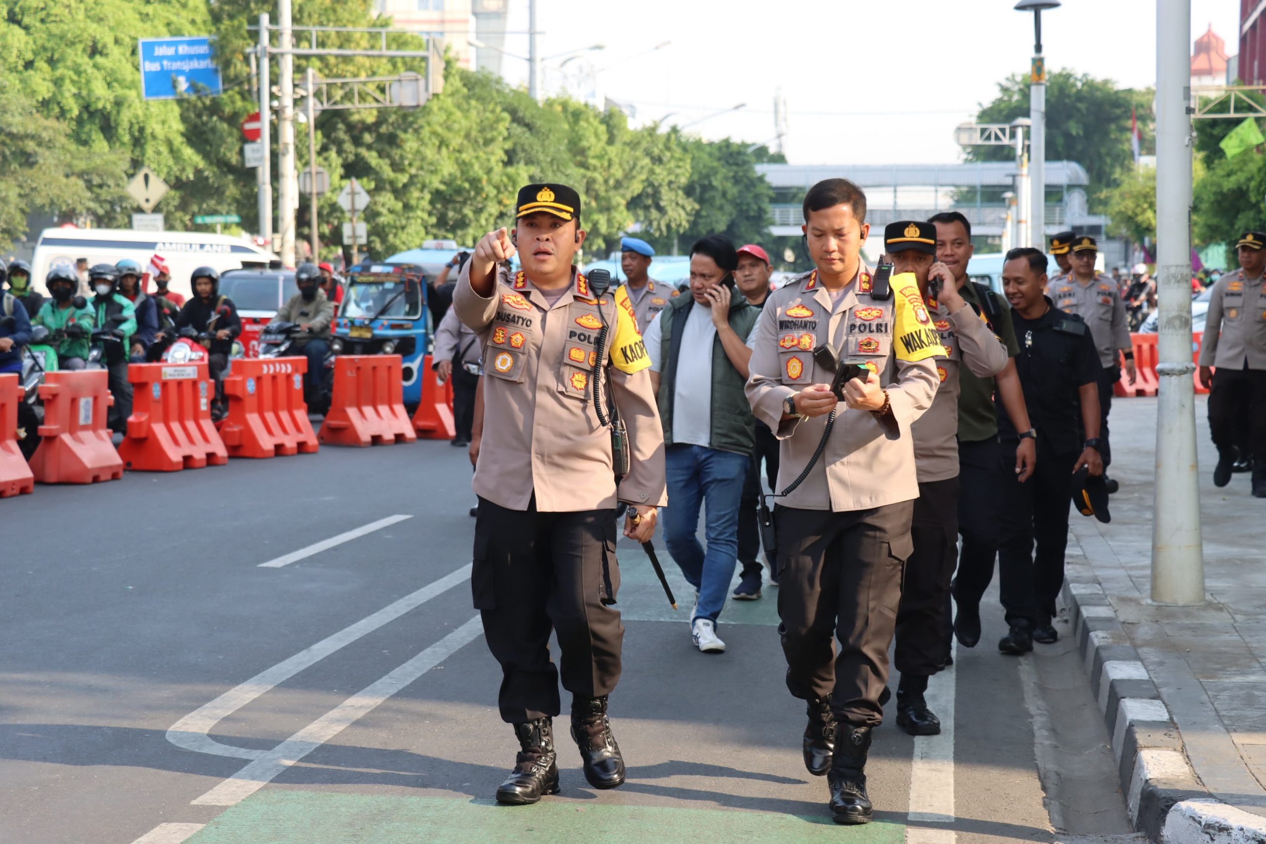 Polisi Kerahkan 1.321 Personel, Siap Amankan Pengundian Nomor Urut di KPUD DKI Jakarta