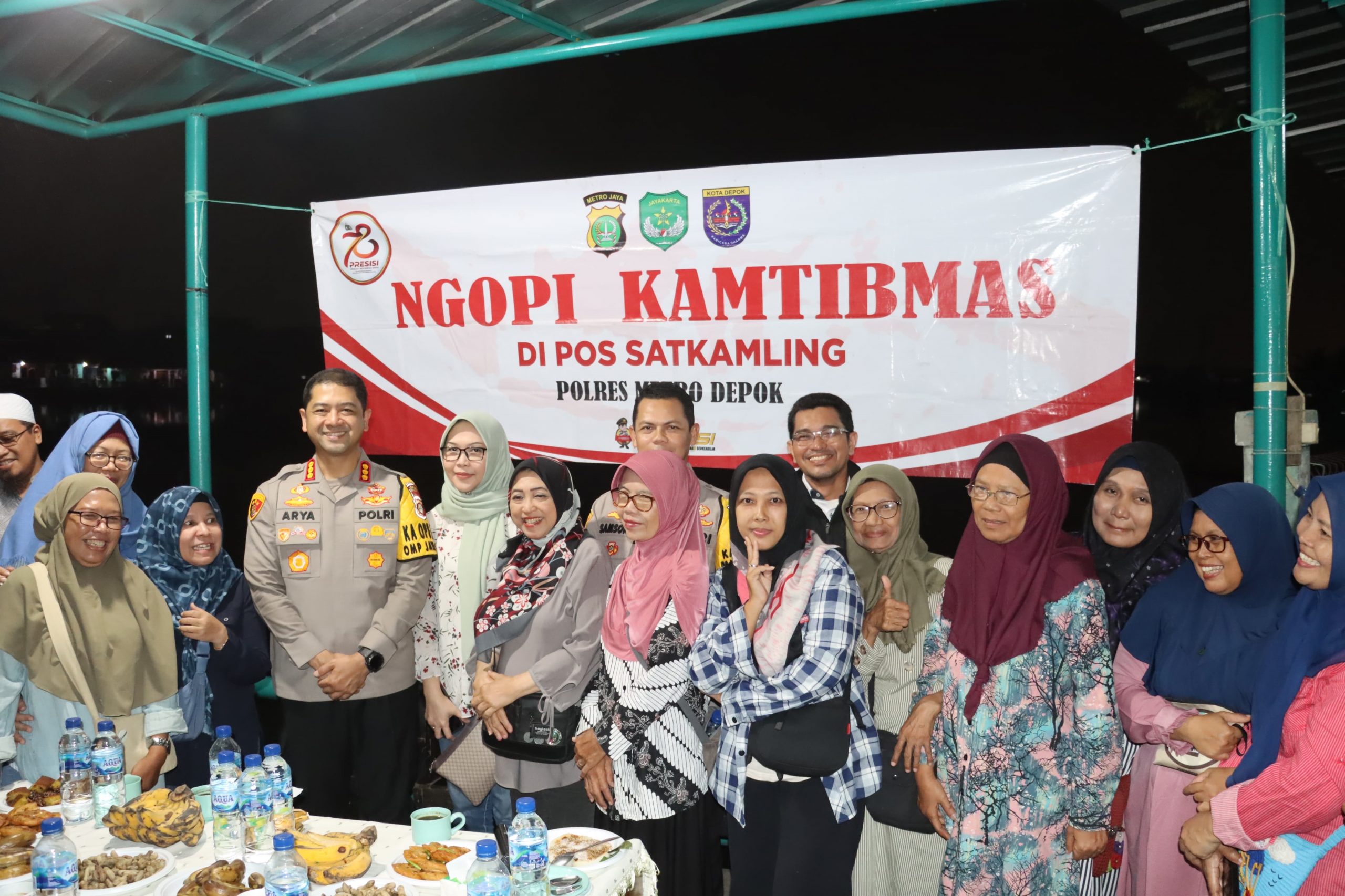 Kapolres Metro Depok Gelar Ngopi Kamtibmas