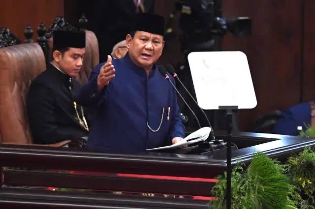 Sampaikan Pidato Spektakuler, Presiden Prabowo Serukan Persatuan Demi Masa Depan Bersama