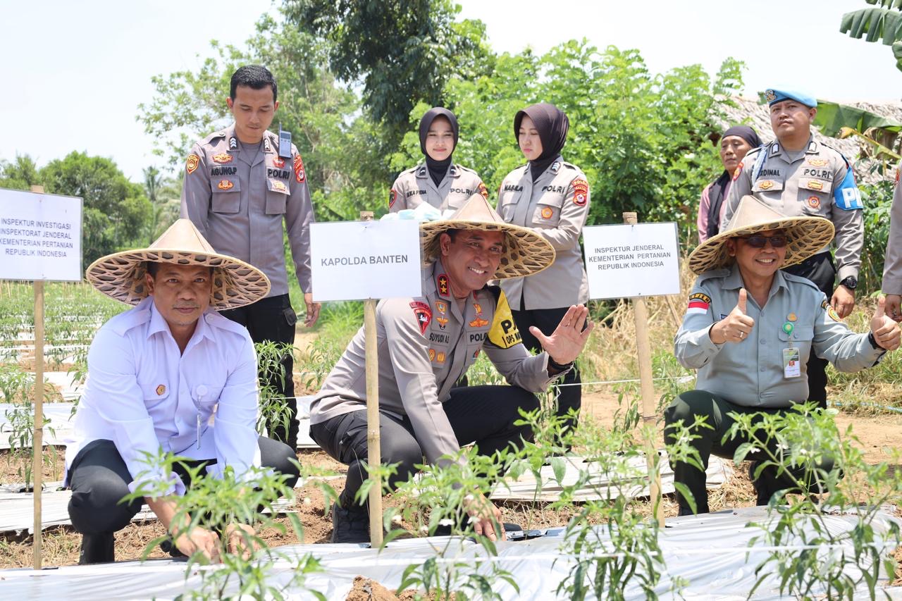 Dukung Swasembada Pangan Nasional, SSDM Polri Siapkan Calon Polisi Dengan Skill dan Program Pertanian Libatkan Masyarakat