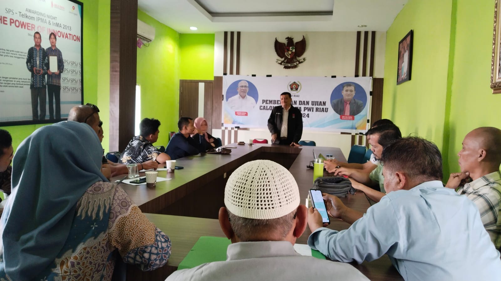 Ikuti Ujian Calon Anggota PWI Riau, Seluruh Peserta Teken Pakta Integritas