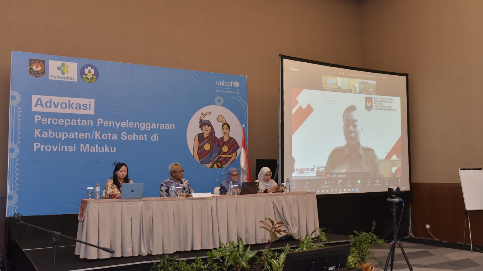 Kemendagri dan UNICEF Advokasi Percepatan Penyelenggaraan Kabupaten/Kota Sehat di Maluku