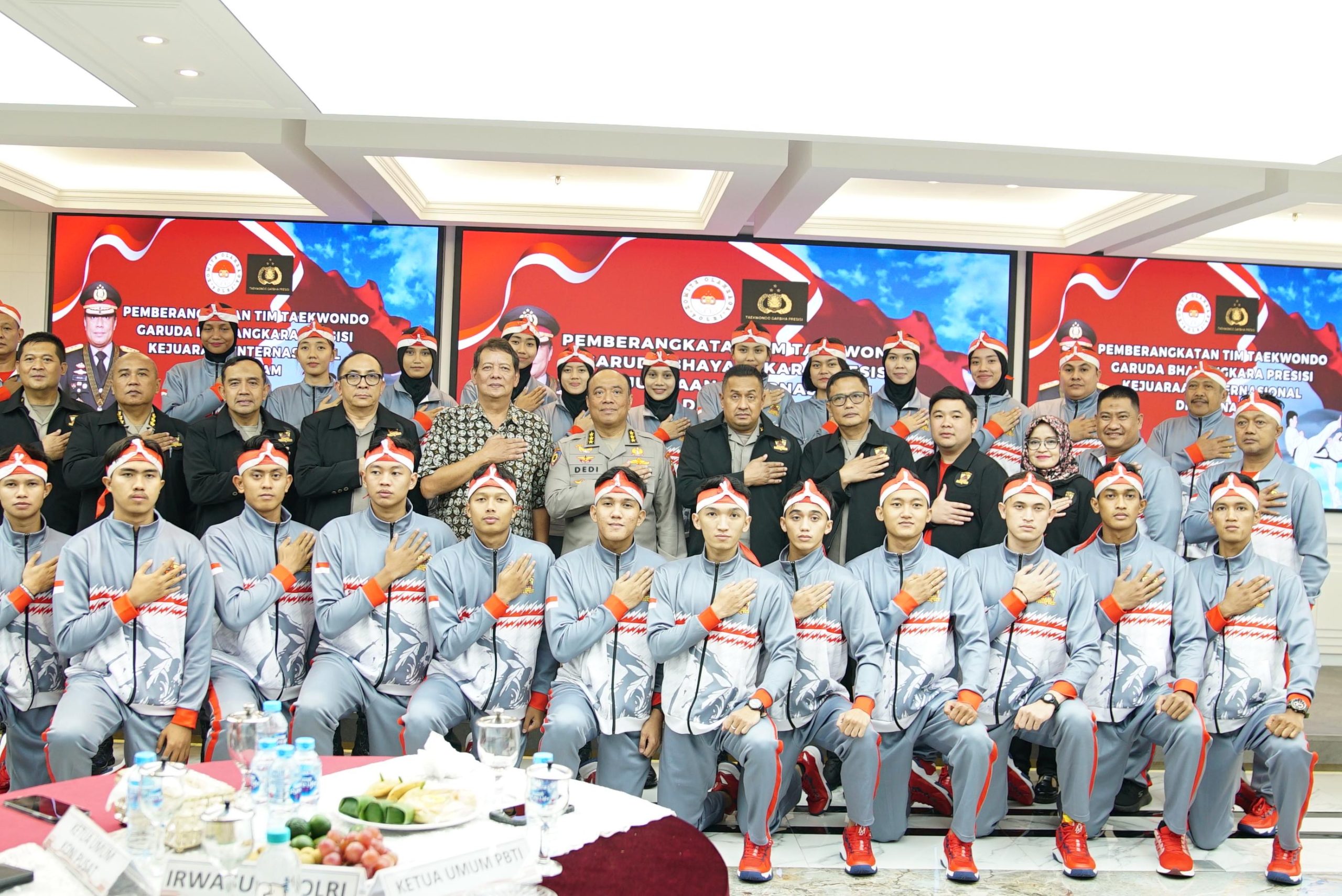 Tim Taekwondo Garbha Presisi Ke Vietnam, Irwasum Polri: Jaga Nama Baik Institusi dan Negara, Junjung Sportivitas