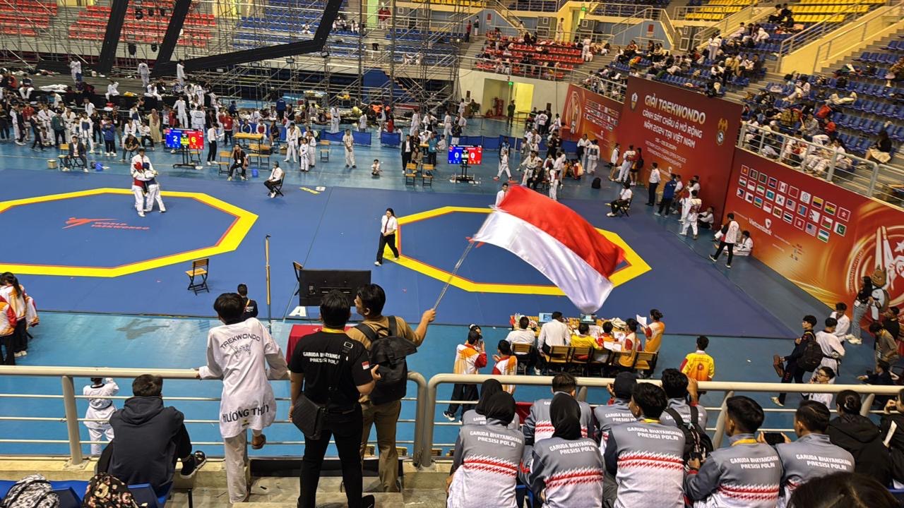 Irwasum Polri Sampaikan Apresiasi Atas Prestasi Atlet Taekwondo Garuda Bhayangkara Presisi Polri di Vietnam