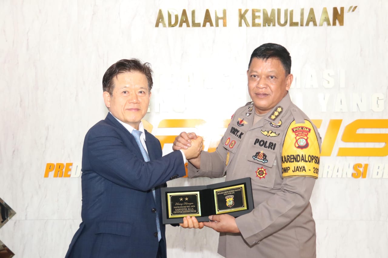 Delegasi Korean National Police Commission Kunjungi Polda Metro Jaya