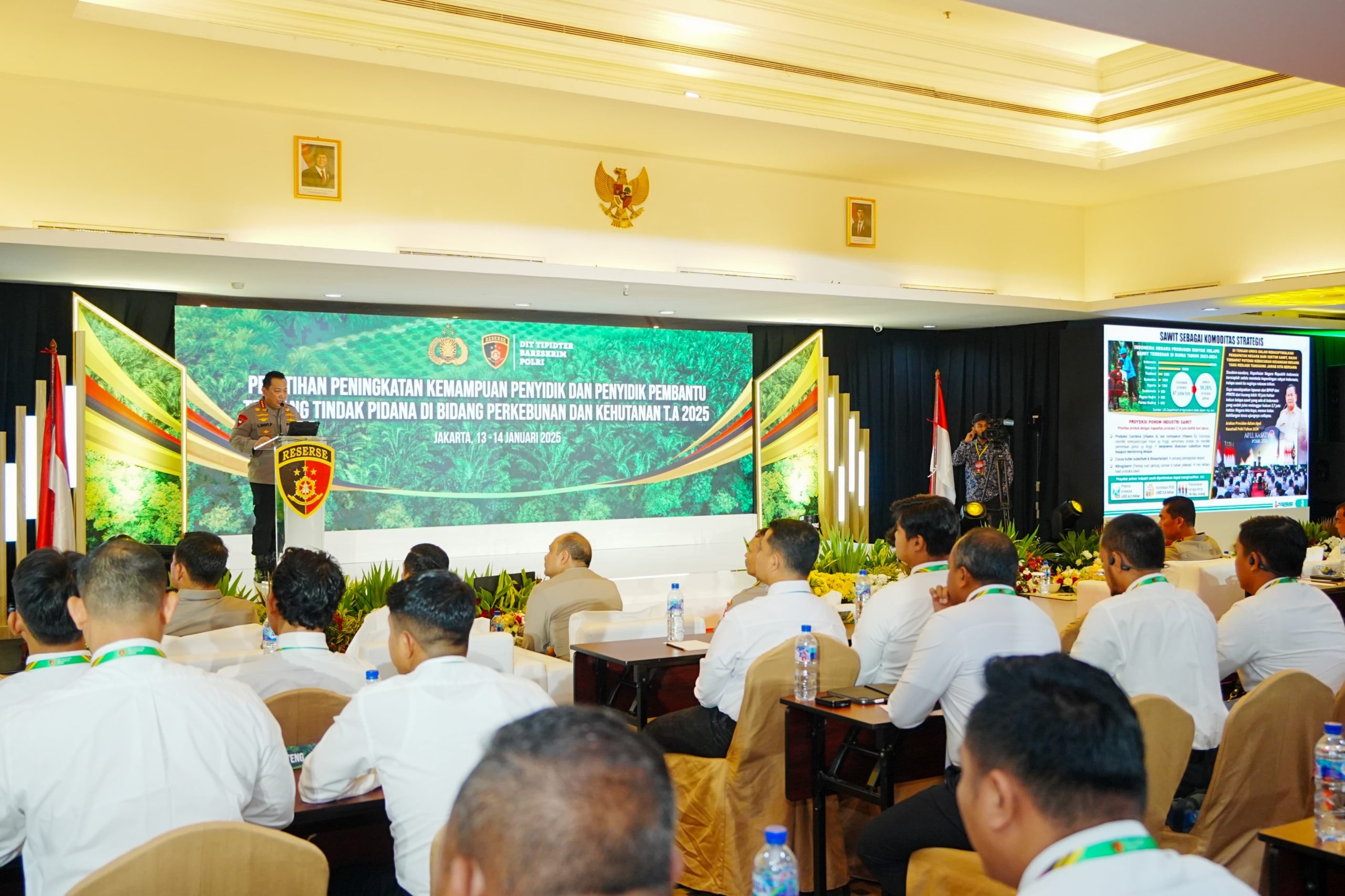 Hadiri Pelatihan Penyidik, Kapolri Minta Jajaran Cegah Potensi Kebocoran Anggaran Negara