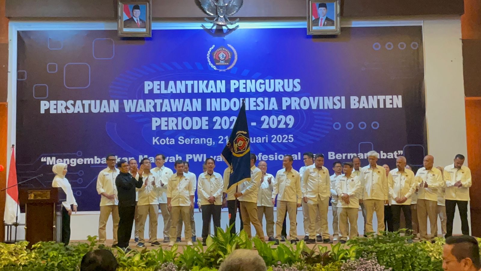 Pengurus PWI Banten Resmi Dilantik, Fokus Peningkatan Kapasitas Wartawan